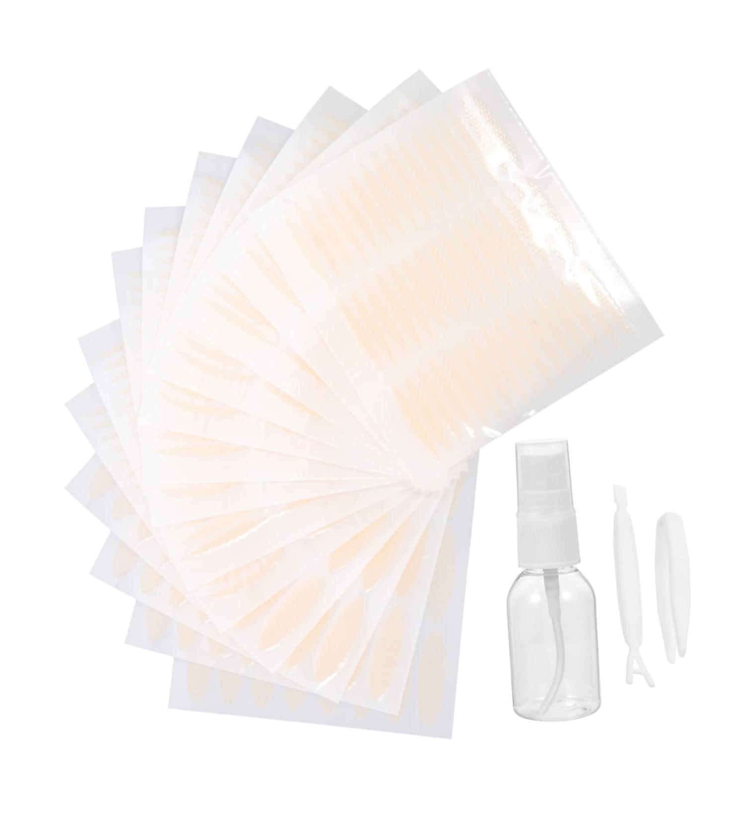 FOMIYES 9 Sets Double Eyelid Sticker Lace Net Eyelid Strips Makeup Invisible Eyelid Tapes Invisible Tape Lash Remover Makeup Tape Adhesive Eyelid Mesh Tape Eyelid Lift Tape Hooded Supplies - Buy Online on GoSupps.com