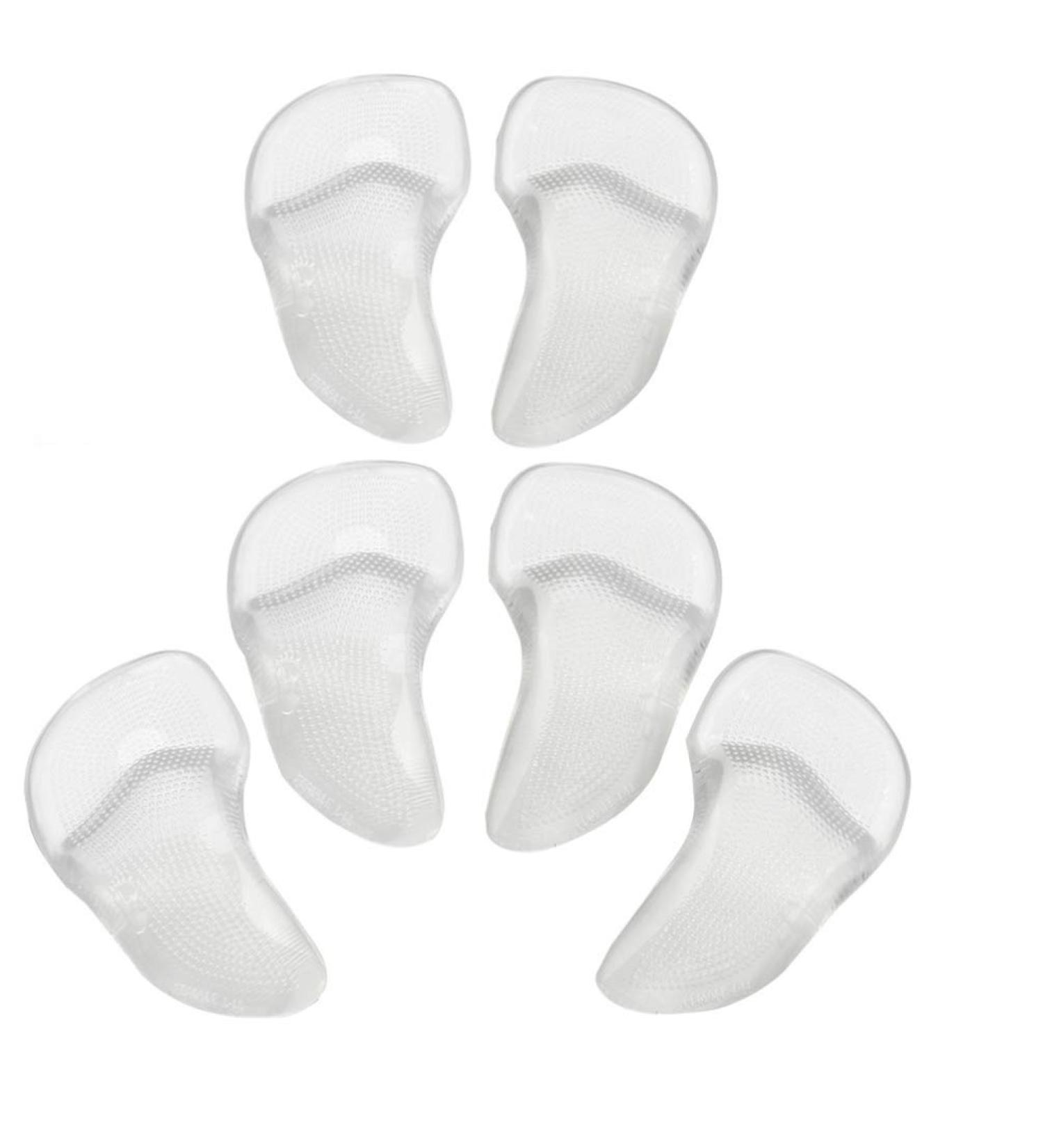 EXCEART 3 Pair Soft Shoe Insoles for High Heels - Metatarsal Pad & Forefoot Cushion Inserts for Women - Clear Heel Grip & Comfort Support - Buy Online on GoSupps.com