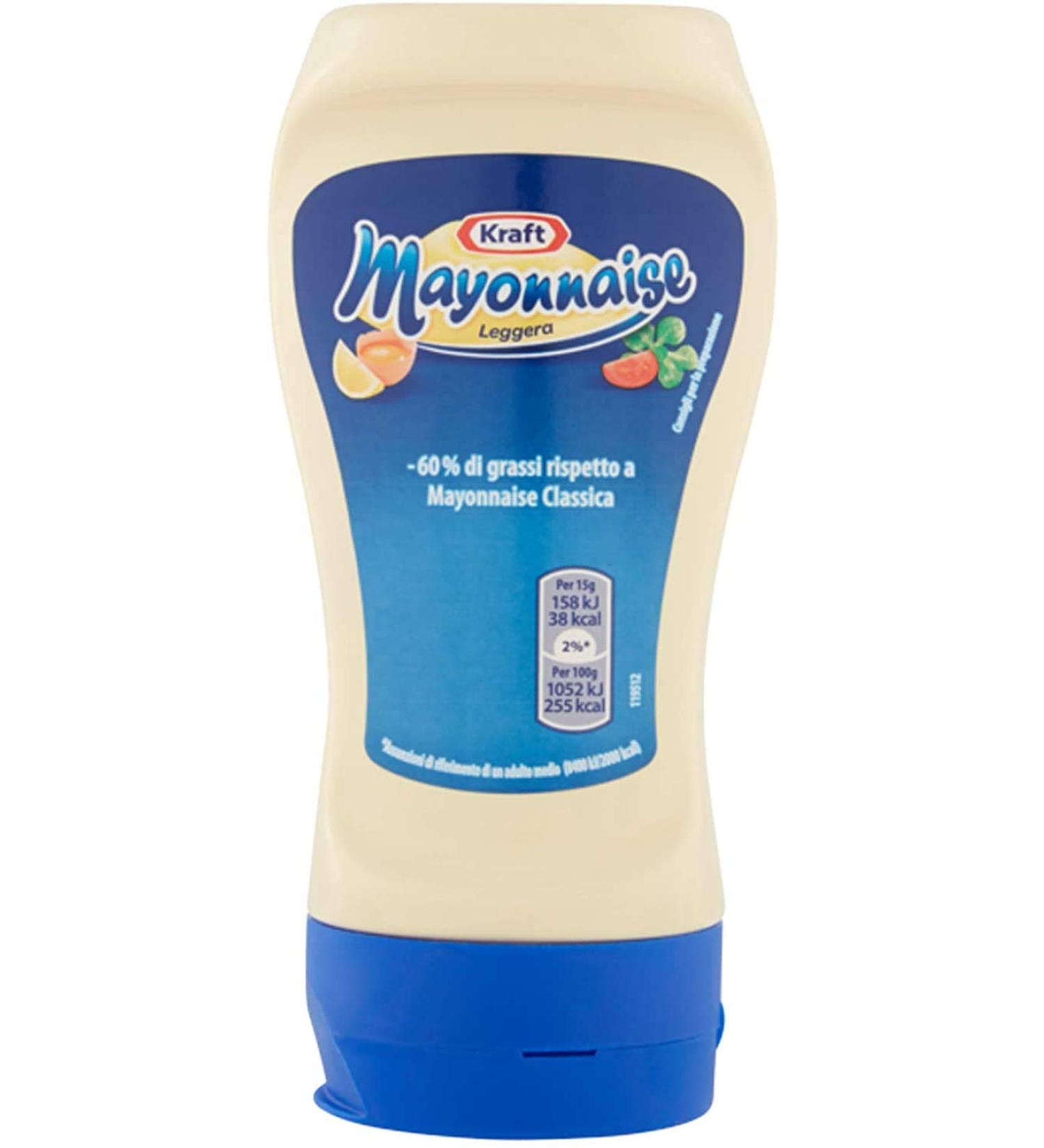 Kraft Kraft Leggera Light Mayonnaise Pack of 3 Squeeze-Out Sauces 220ml