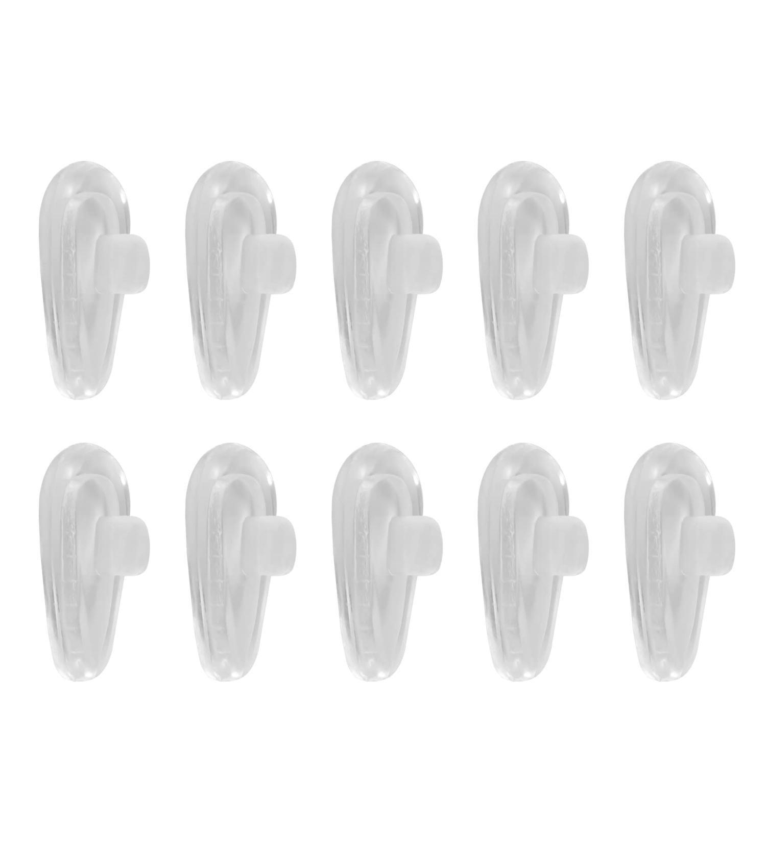 Facesunny Soft elliptical silicon nose pad for glasses (transparent 5 pairs) - Buy Online on GoSupps.com