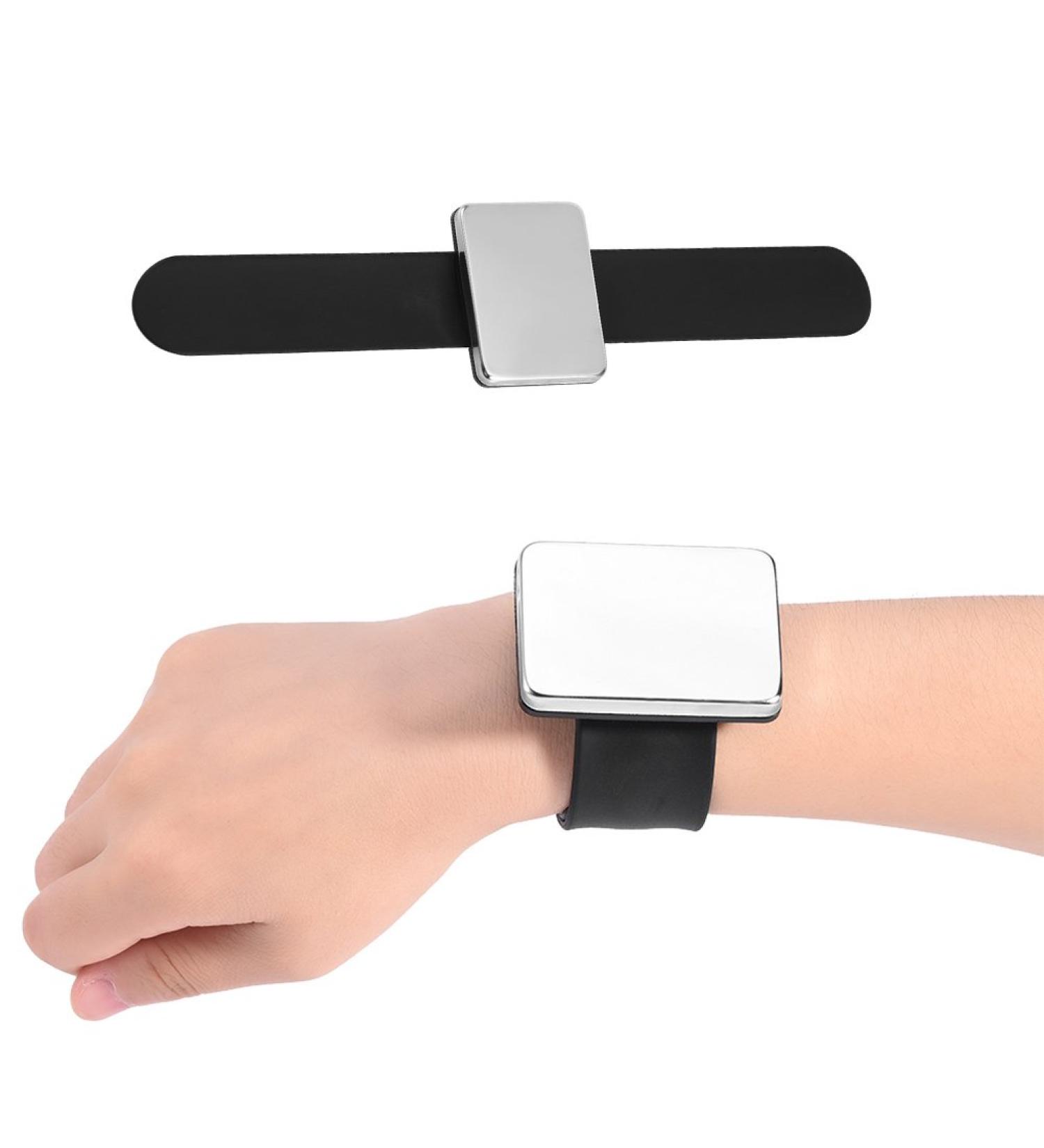 Magnetic Hair Clip Holder Bracelet - Stylish Hairpin Collector & Accessory in Red Black Green Purple - Buy Online on GoSupps.com