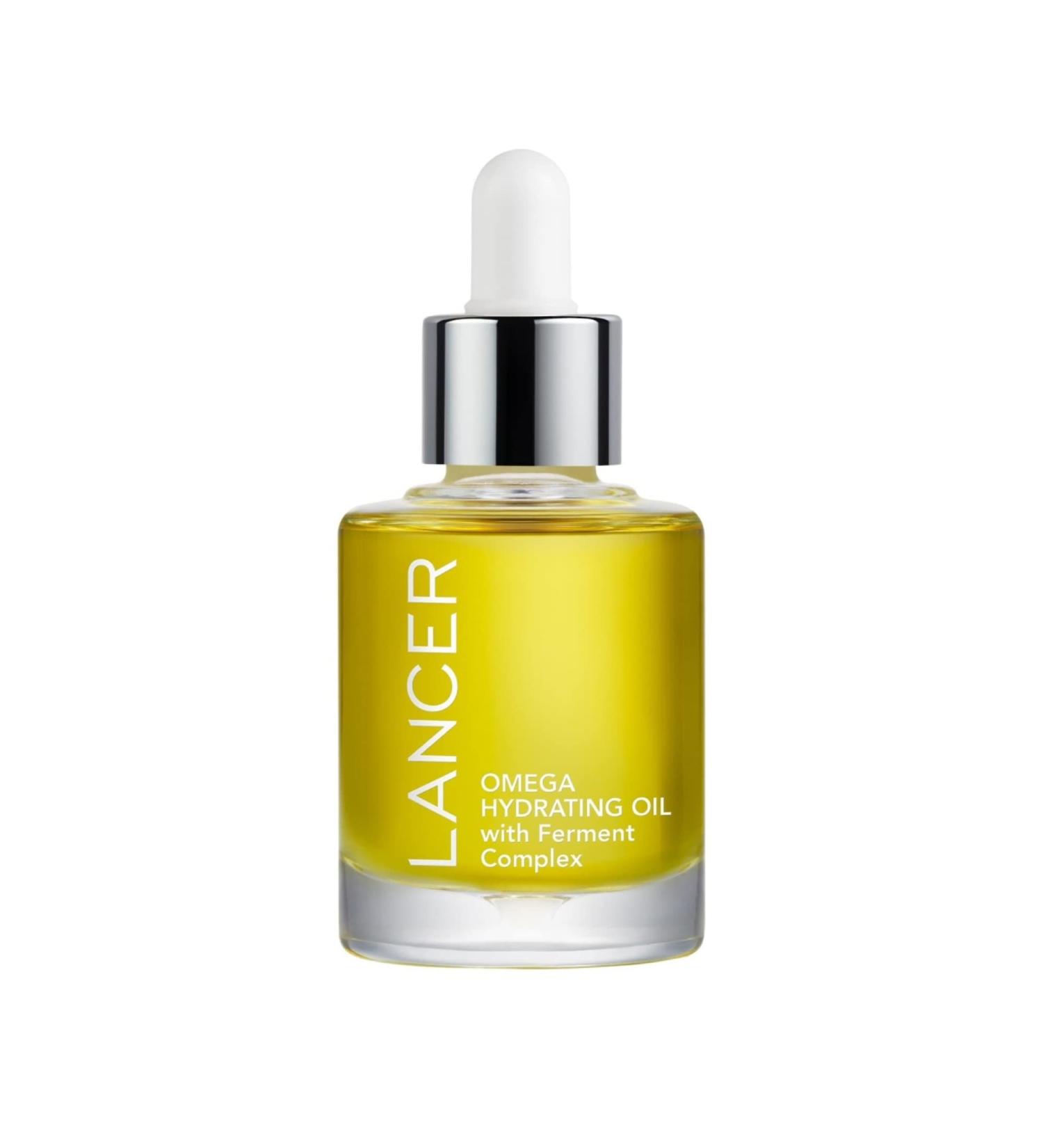 Lancer Skincare Omega Hydrating Oil with Ferment Complex - Daily Facial Serum with Turmeric - 1oz - Buy Online on GoSupps.com