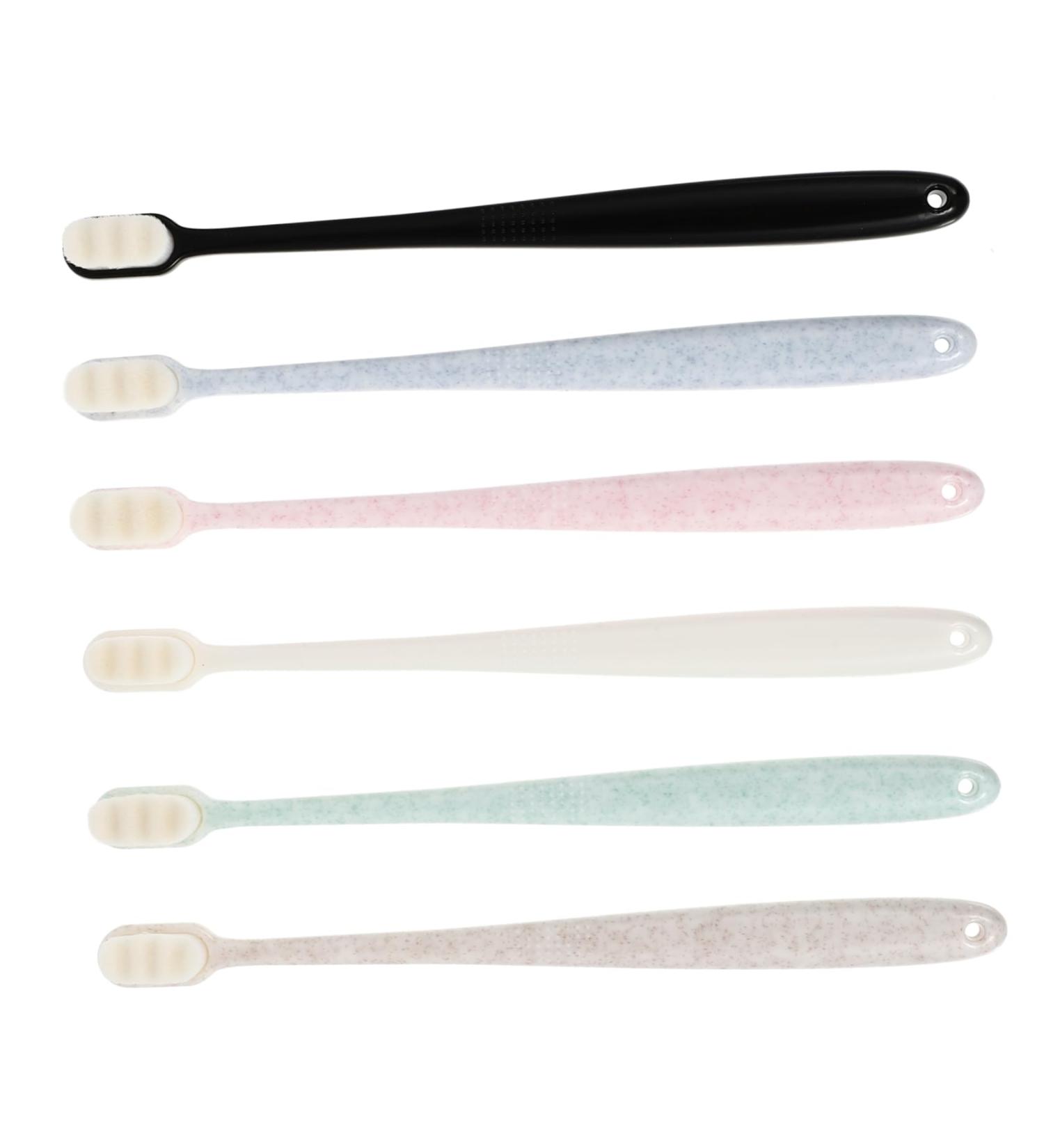 Buy Minkissy 6-Piece Toothbrush Protector Set Soft Charcoal Bristles for Adults & Kids | International Shipping Available - Buy Online on GoSupps.com