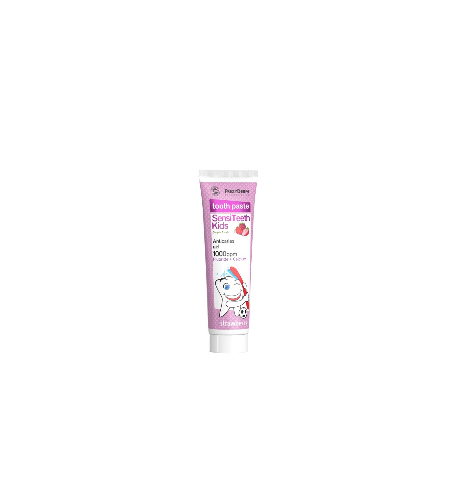 FREZYDERM Sensiteeth Children's Toothpaste 1 000ppm - 50ml | Safe Gentle & Effective Oral Care for Kids - Ships Internationally - Buy Online on GoSupps.com