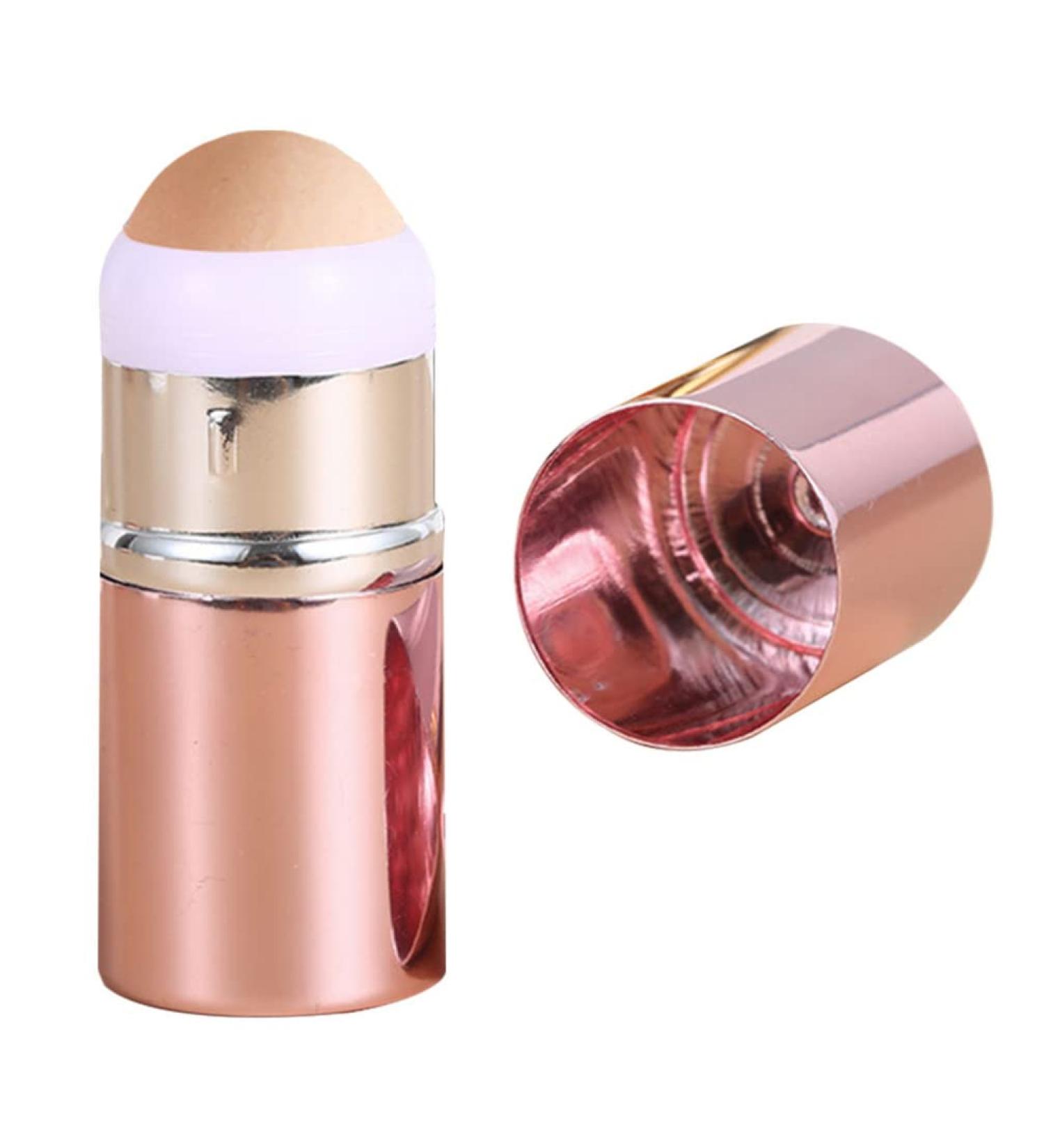 Beaupretty Makeup Spatula Tool & Volcanic Stone Oil-Absorbing Ball - Pink Face Cleaning Tool for Flawless Skin - Buy Online on GoSupps.com