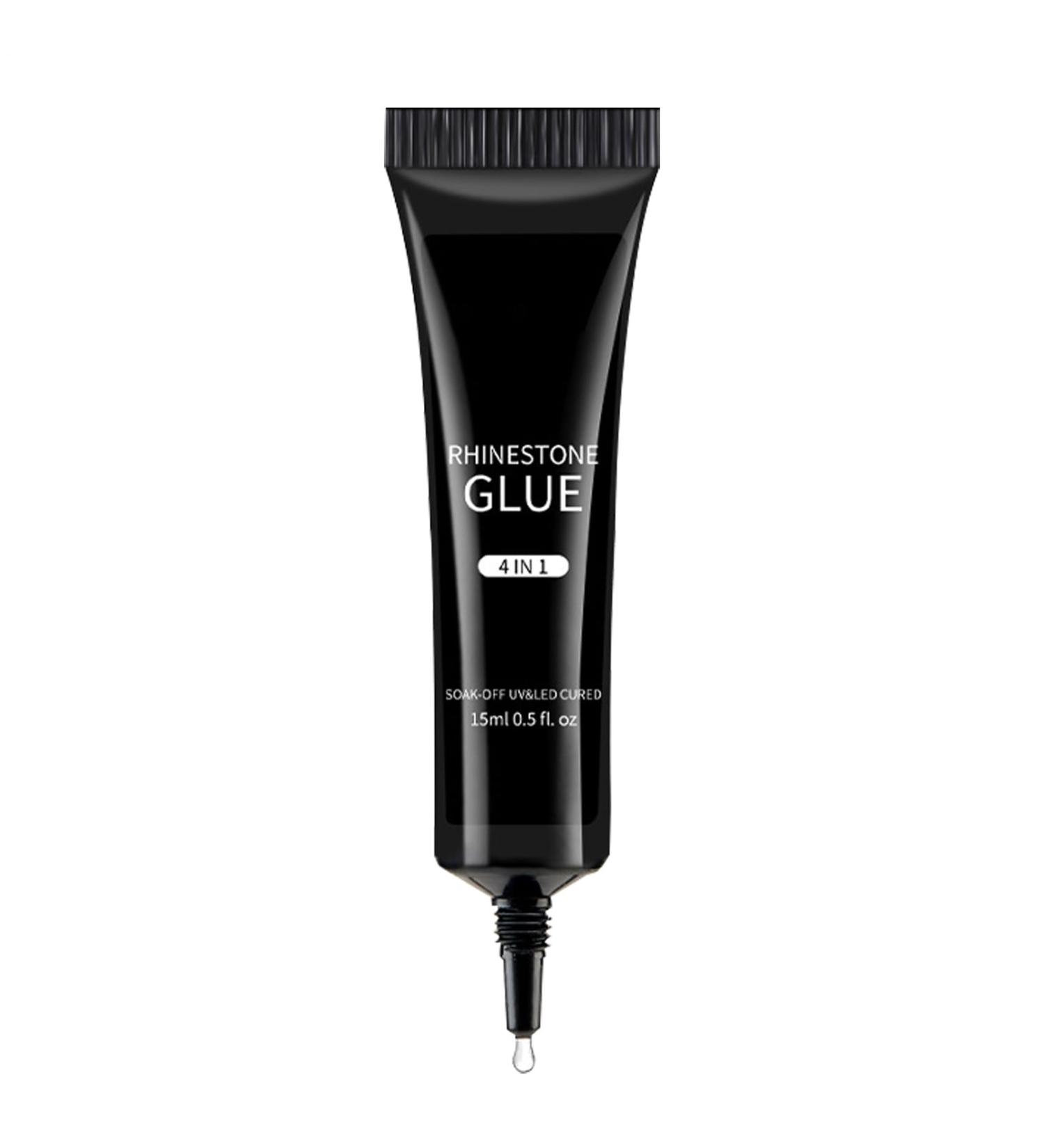 Nail Glue Gel | Rhinestone Press-on Nail Glue - Gel UV Light Gel Nail Glue for Fixing Broken Nails Rhinestones Rhinestone Holder - Buy Online on GoSupps.com