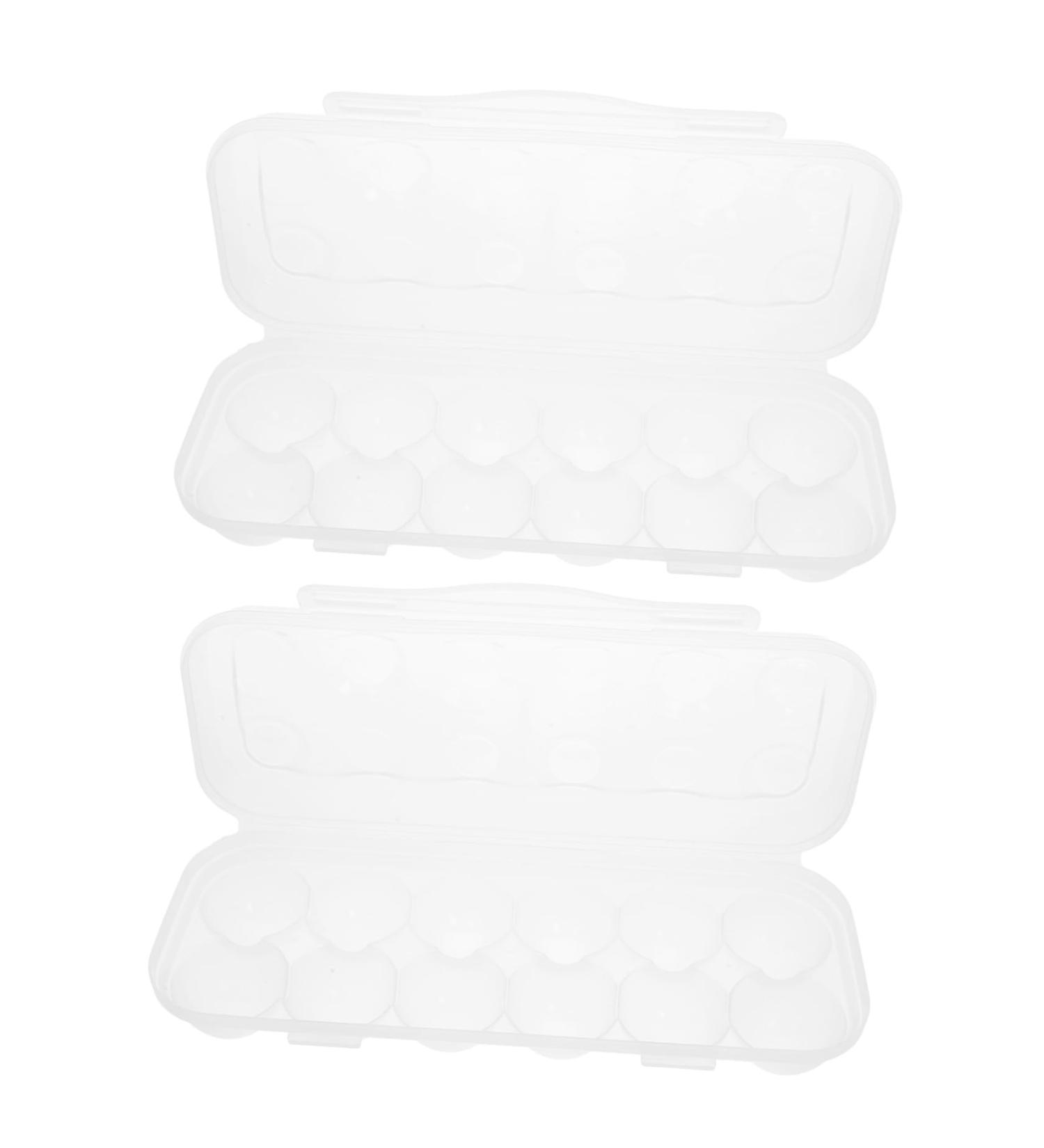 Zerodeko 2pcs Egg Preservation Box Fridge Refrigerator Eggs Egg Holder Dispenser Egg Plate re-usable - Buy Online on GoSupps.com