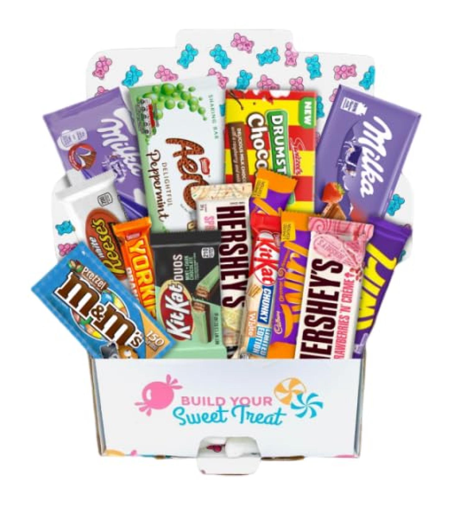 Indulge Your Sweet Tooth with Our Chocoholic Hamper: A Global Selection of 17 Irresistible Chocolate Treats!