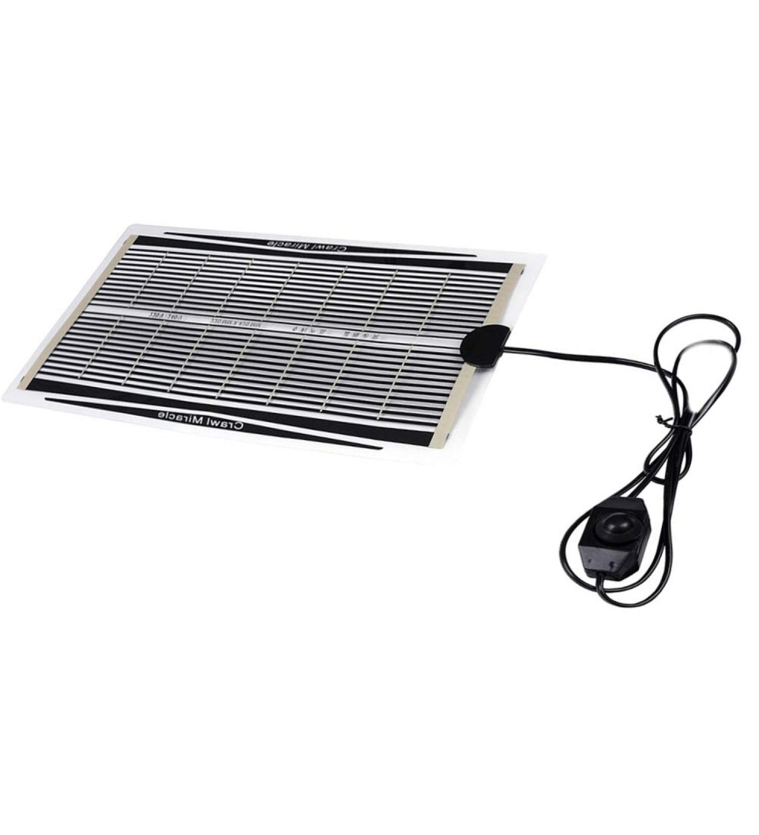 DesignerBox Reptile Heat Mat 35W Adjustable Under Tank Heater with Temperature Control Reptile Heat Pad for Reptiles Snake Lizard Turtle Gecko Spider Scorpion Frog Tortoise Plant Box (35W) - Buy Online on GoSupps.com