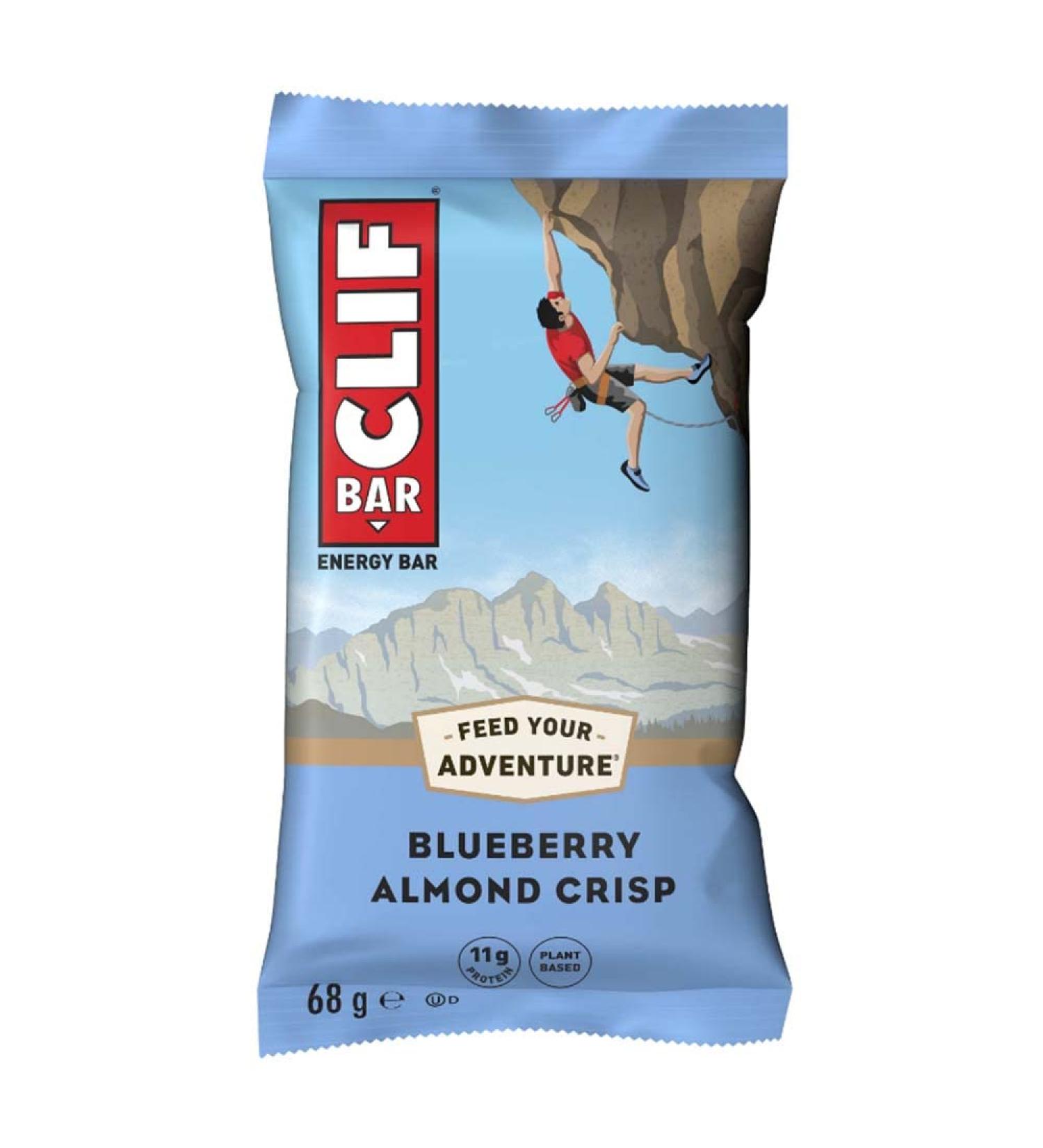 CLIF Bar Clif Bar Energy Bar Blueberry Almond Crisp 68 g (lot de 4)