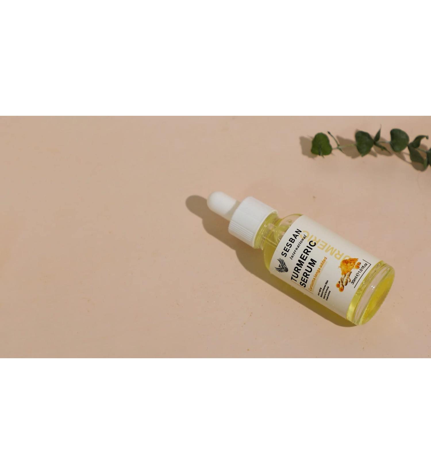 SESBAN Turmeric Serum - Natural Anti-Aging & Brightening Face Serum | Shop Internationally - Buy Online on GoSupps.com