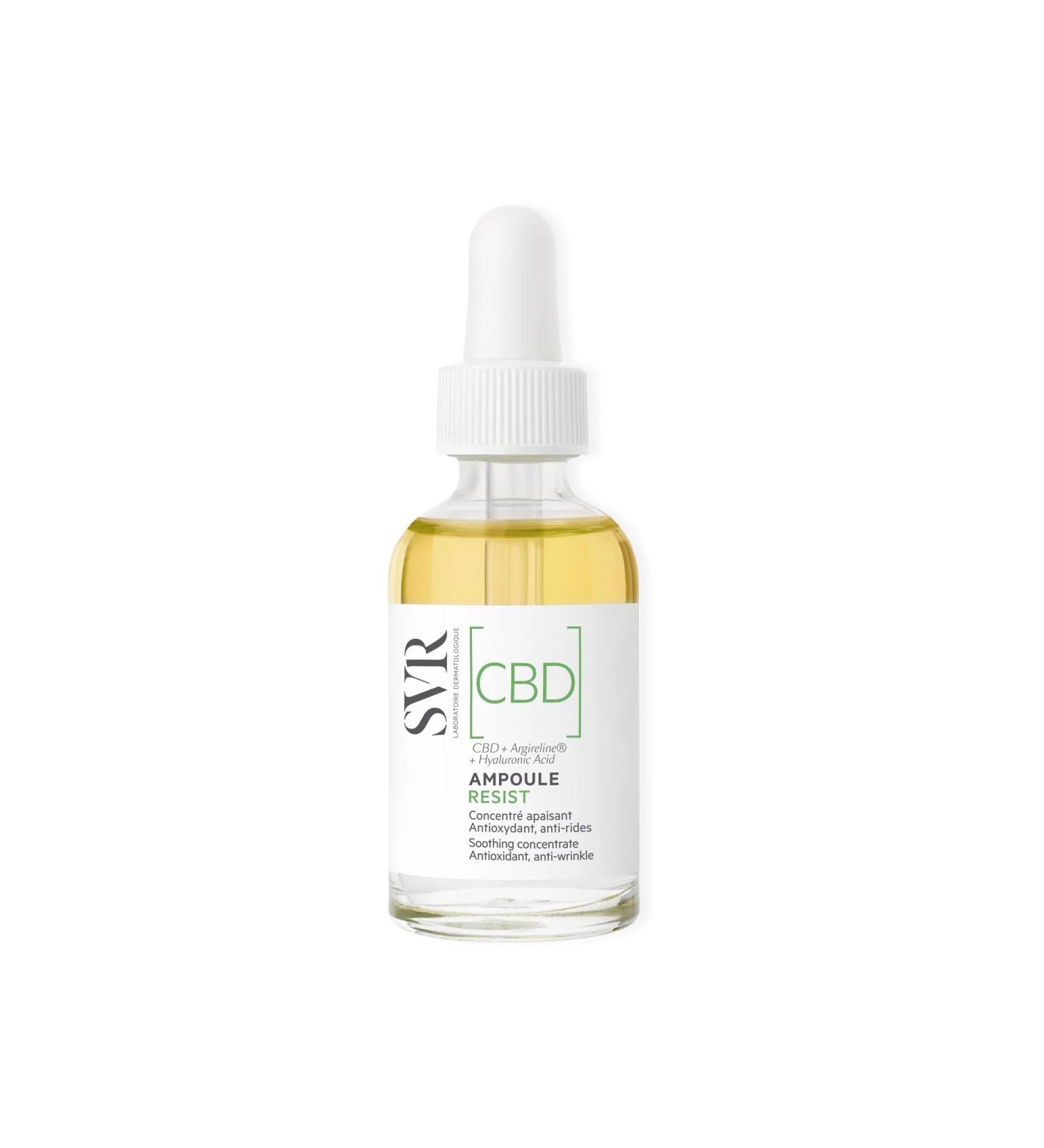 SVR CBD Ampoule Resist concentrate soothing antiwrinkle face 30 ml - Buy Online on GoSupps.com