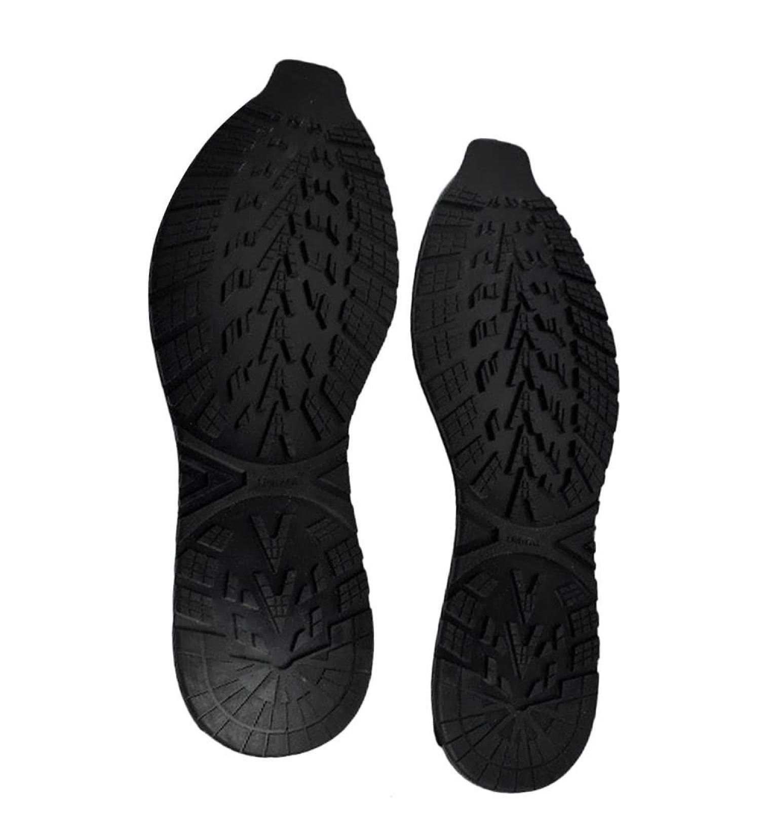 1 Pair Non-Slip Shoe Insoles Repair - DIY Replacement Soles for Men | Thickened Rubber Accessories (Black - Buy Online on GoSupps.com