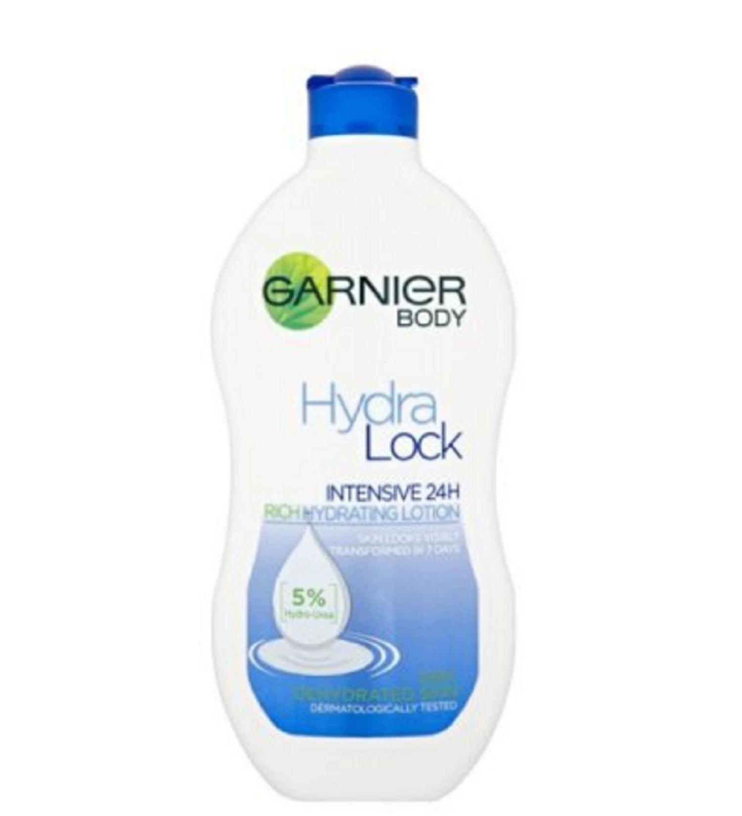 Garnier Hydra Lock Body Lotion 400ml With 5%Hydro-Urea To Lock Moisture All Day Hydration For Extra Dry Dehydrated Skin Fast Absorbing & Non-Greasy 400.00 ml (Pack of 1)