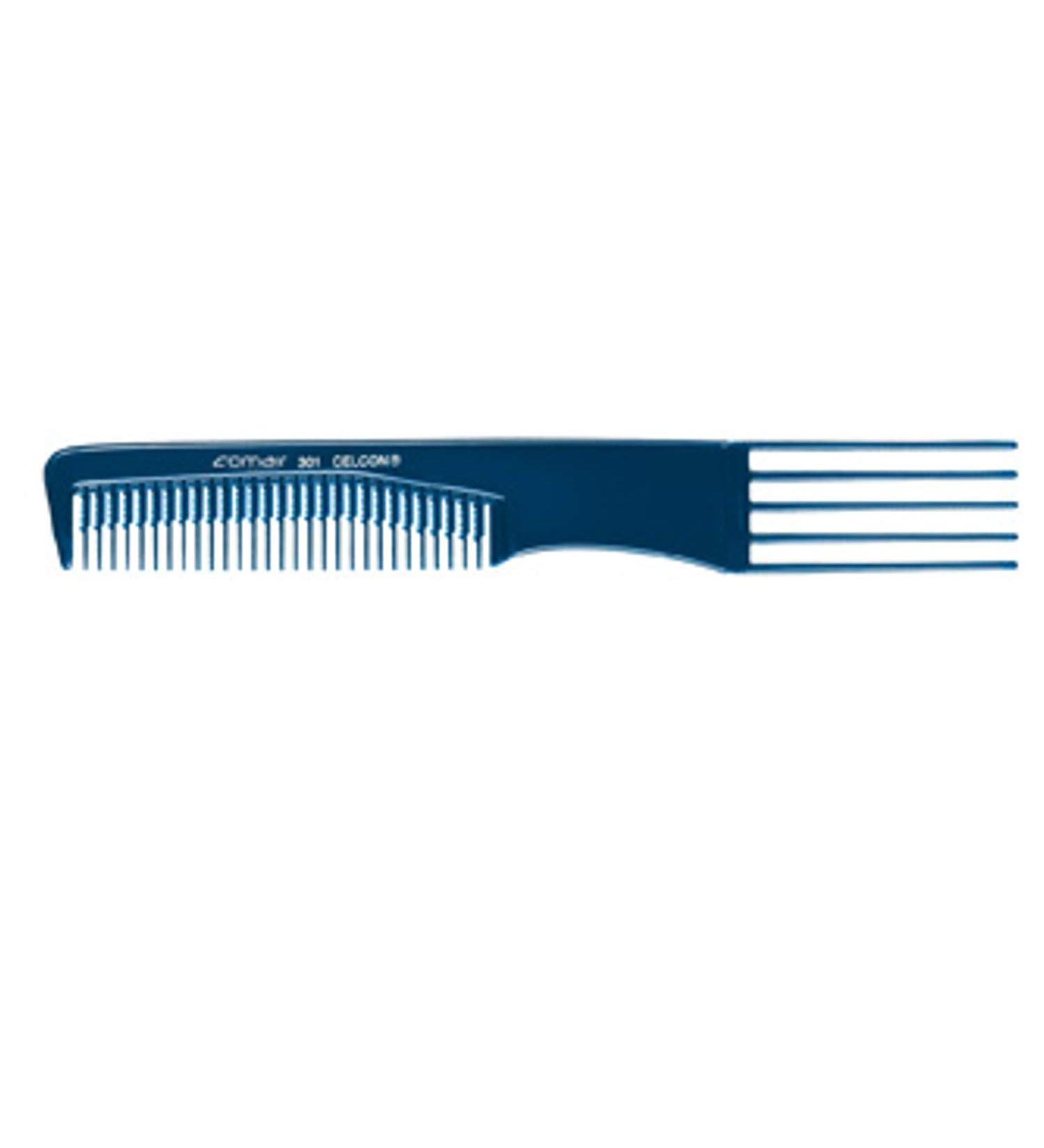 Comair Blue Profi-Line 301 Toupee Fork Comb 1 Piece | Best Styling Tool for Hair Extensions & Wigs - International Shipping Available - Buy Online on GoSupps.com