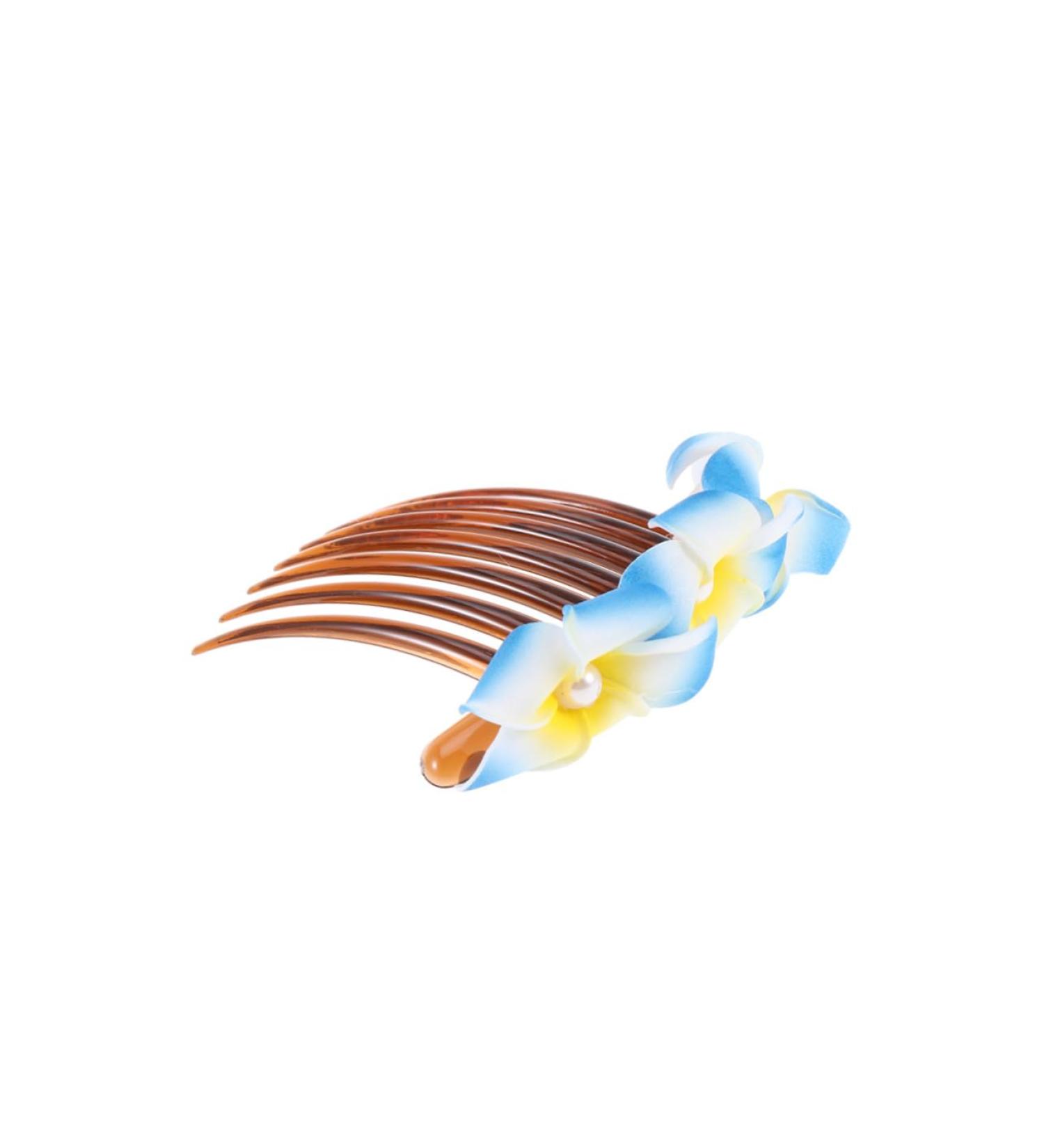 Angoily Bridal Hair Comb Bridal Hair Accessories Plumeria Flower Hair Side Comb Bridal Headdress Bride Insert Comb Hair Clip Hair Barrettes Women Hairpin French Hawaii Bridesmaid - Buy Online on GoSupps.com