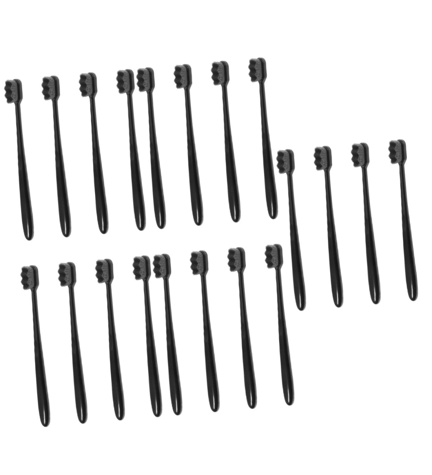 Buy Tovinanna 20 Pcs Soft Toothbrush Set | Extra Soft & Aesthetic Household Toothbrushes for Adults & Kids - Lightweight Compact & Durable - Buy Online on GoSupps.com