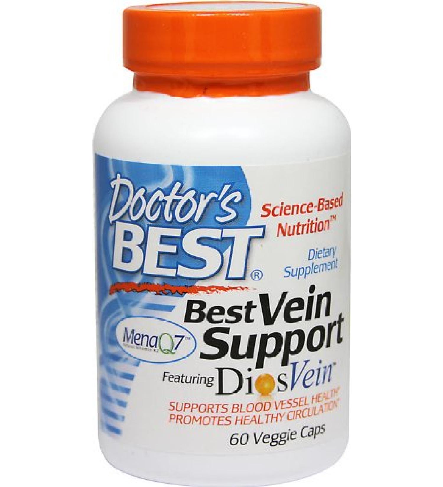 Doctor's Best Vein Support with DiosVein and MenaQ7-60 vcaps