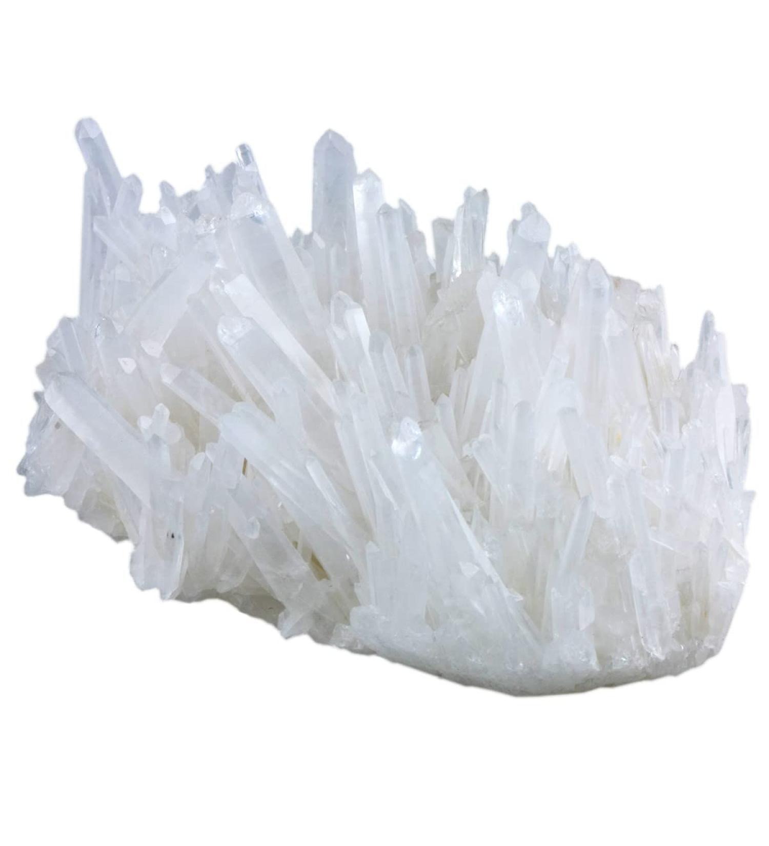 Nupuyai Natural Mountain Crystal Druse Rodstein - X-Large Irregular Crystal Cluster for Reiki Healing & Home Decoration - Buy Online on GoSupps.com