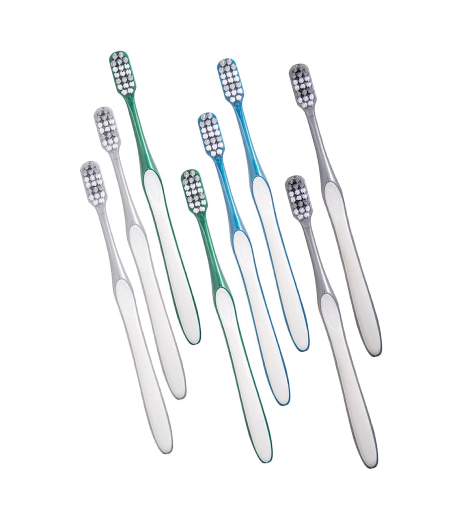 Buy Hapinary 8ct Toothbrush Set - Reduce Tooth Spots Travel-Friendly Durable Plastic Manual Household Cleaning - Buy Online on GoSupps.com