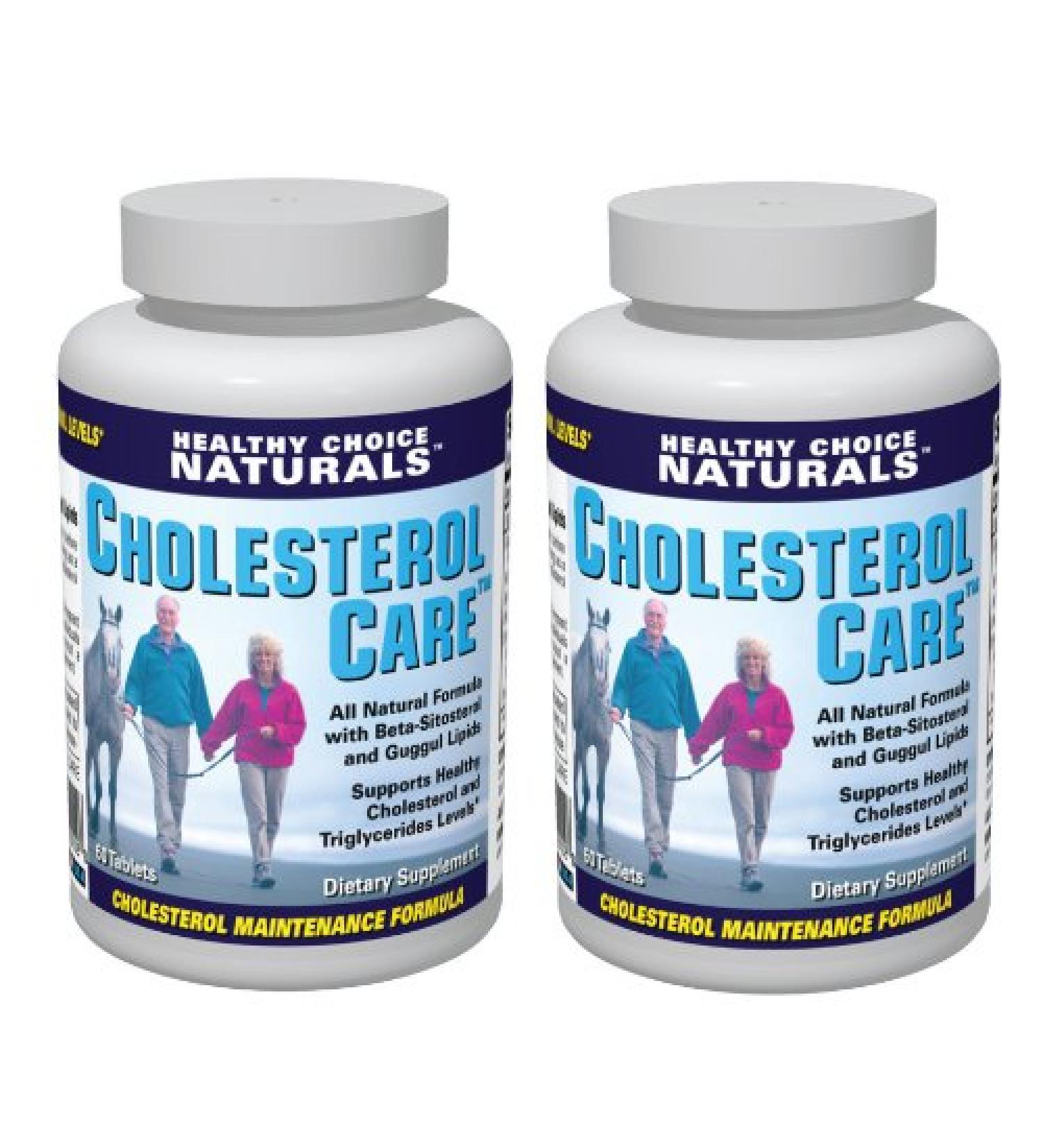 Cholesterol Care Supplement All Natural Formula (2 bottles/120 Tablets)