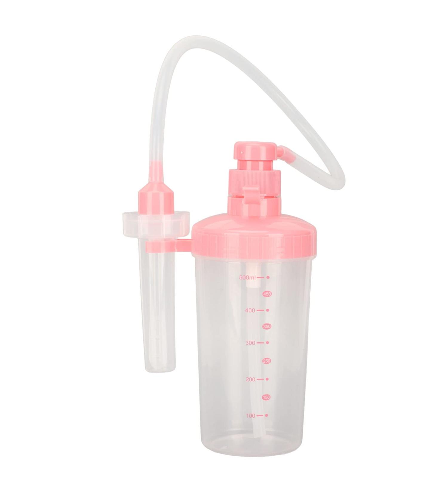 500ml Vaginal Sheer Cleaner | Portable Anal Cleaning Set for Women & Men | Shower Inlet System for Post-Birth Care (Pink) - Buy Online on GoSupps.com