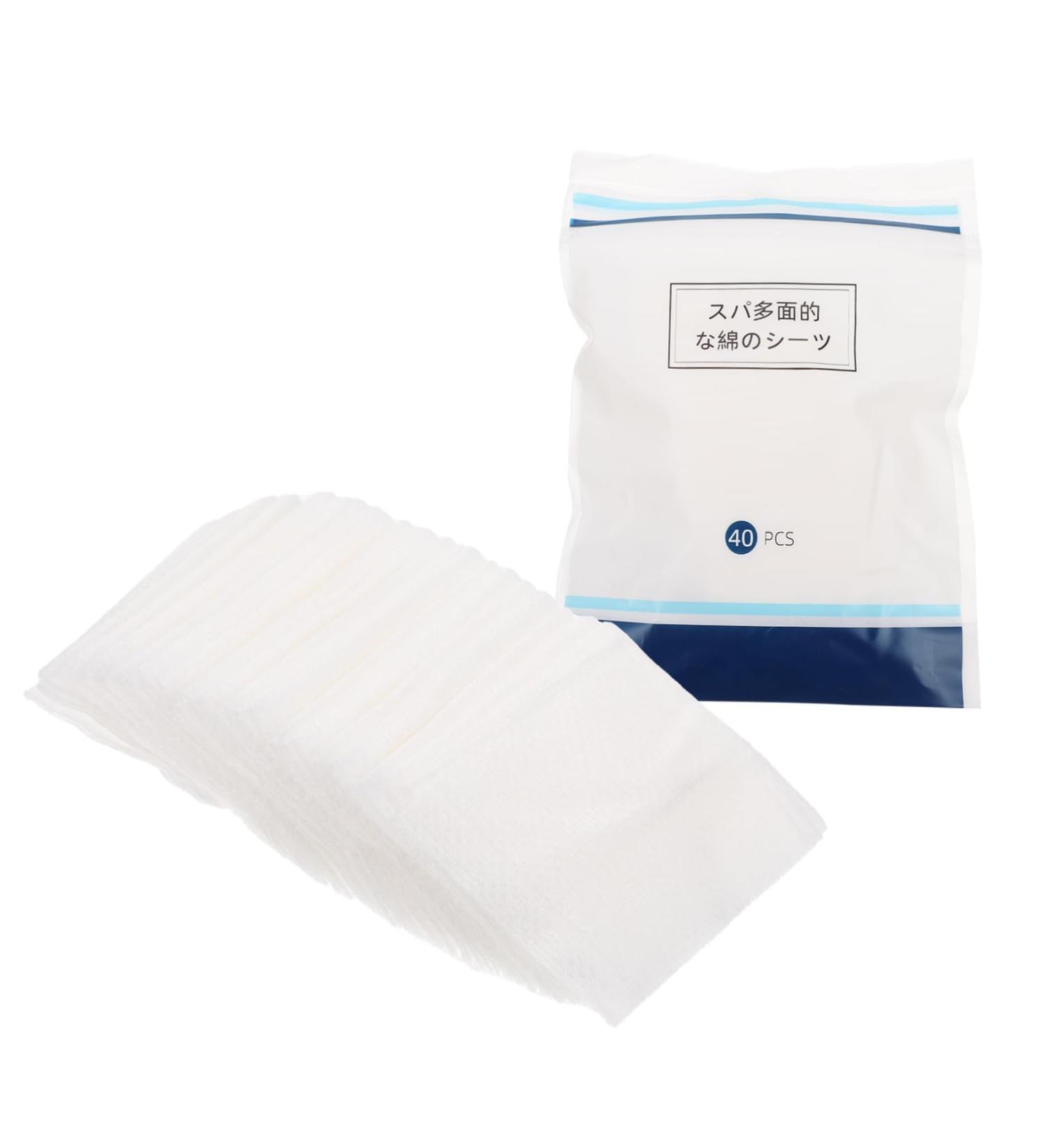 Healeved 8pcs Cotton Pad Eye Cleaning Wipes - Baby Wipes Facial Washing Pads Cosmetic Accessories - 11x10cm White - International Shipping Available - Buy Online on GoSupps.com
