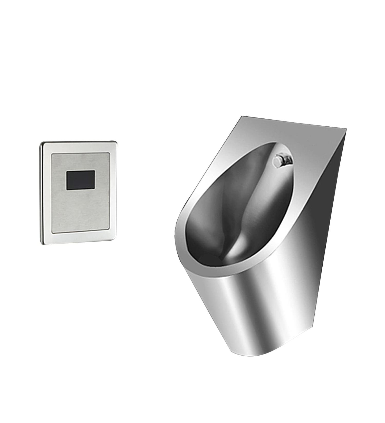 Inodoro moderno para ba o de Acero inoxidable 304 de Pie con drenaje con detecci n autom tica para inodoro p blico descarga autom tica montada en la pared adecuado - Buy Online on GoSupps.com