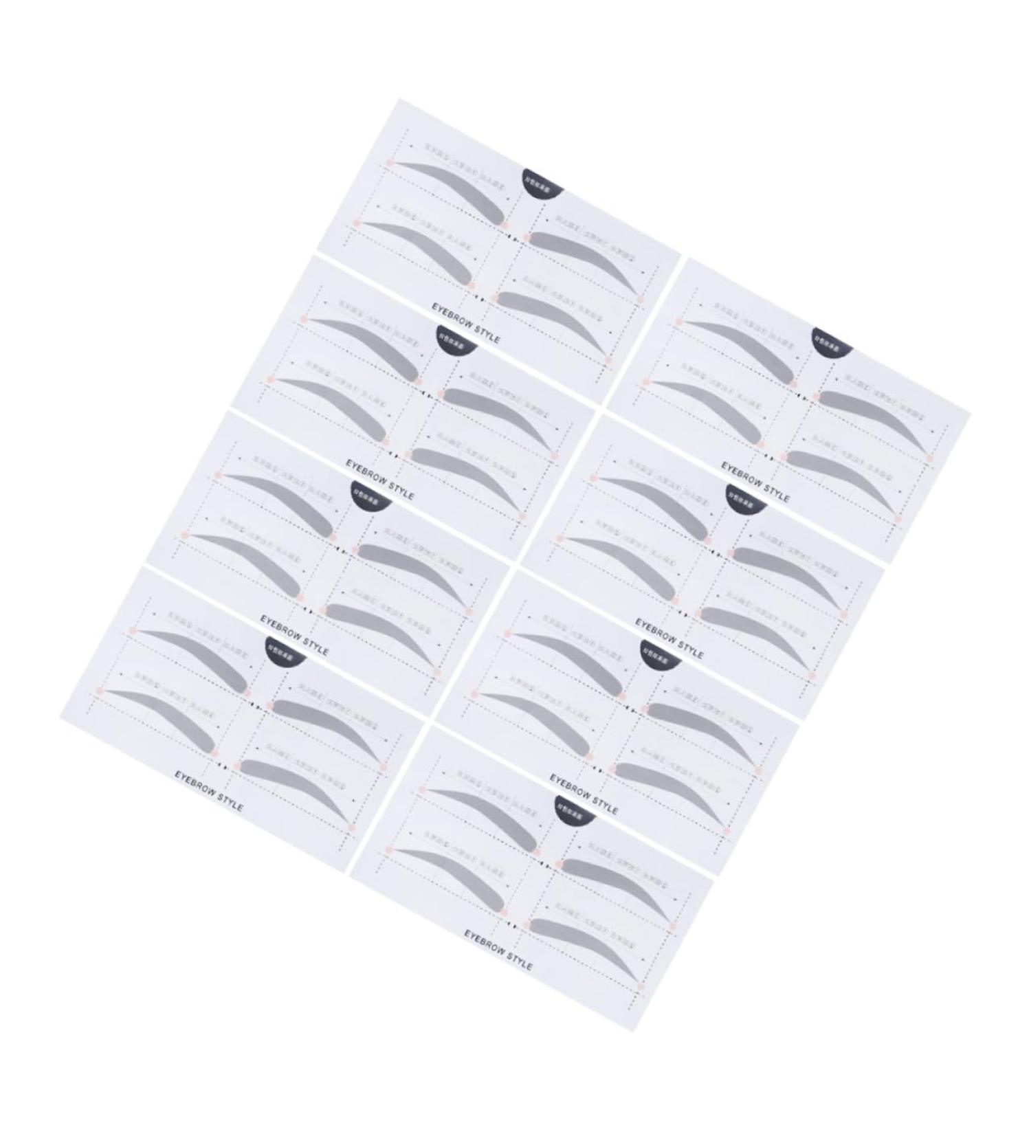 Beavorty 2 Cosmetology Kit Make up Kit Makeup Kits Eyebrow Card Eyebrow Stickers Simple Makeup Tools A607 - Buy Online on GoSupps.com