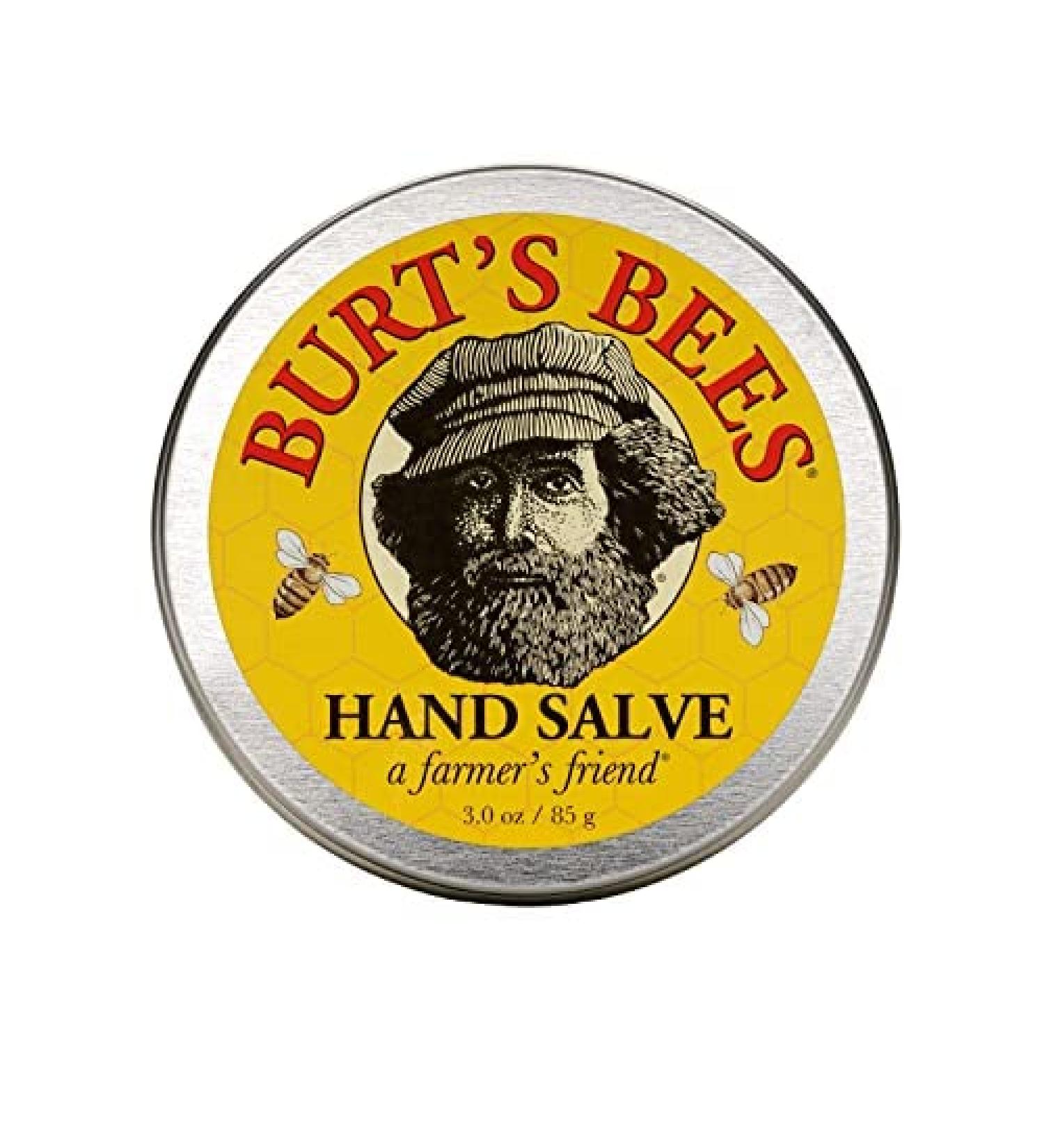 Burt's Bees Hand Salve for Dry Skin - 100% Natural Moisturizing Balm with Beeswax (3 oz) - Pack of 1 - Buy Online on GoSupps.com