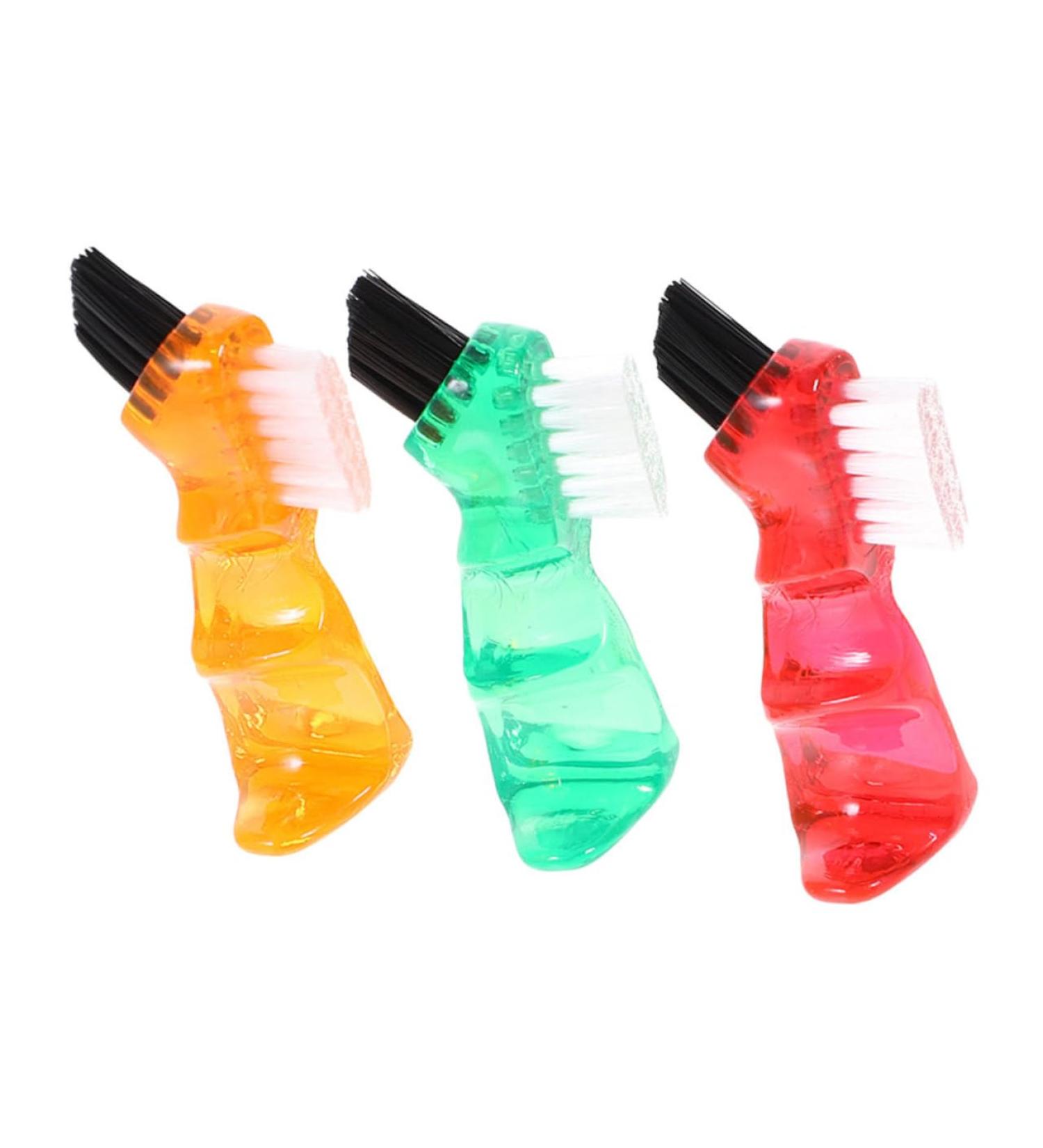 Oatipho 3ST Travel Toothbrush - Double-Sided Prothesis & Retainer Brush Cleaner | Soft Mini Dental Tool | Ideal for Home & On-the-Go - Buy Online on GoSupps.com