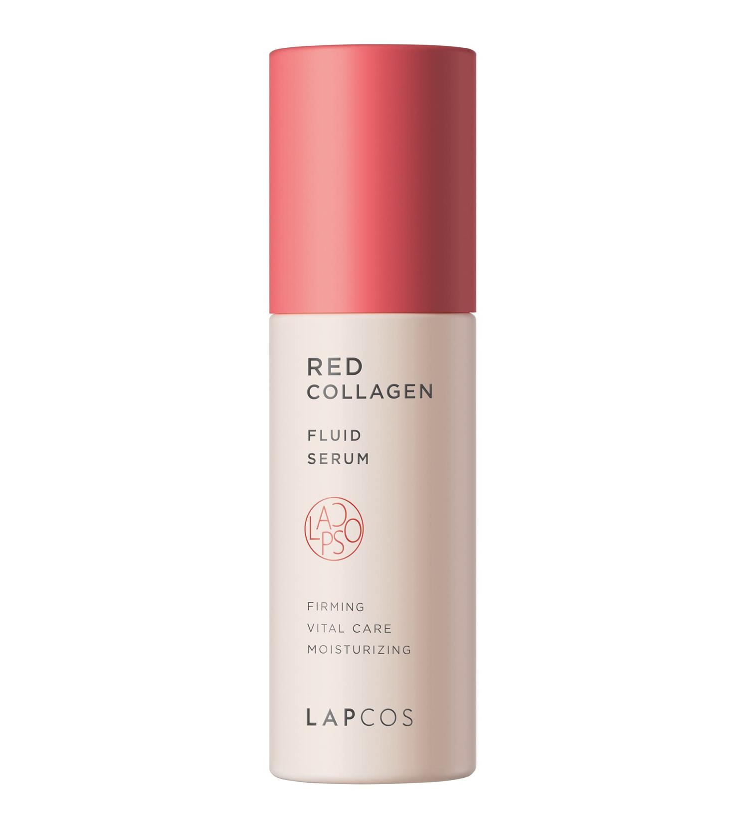 LAPCOS Red Collagen Fluid Serum (2.7 fl oz) New Vegan Collagen Formula | Firms and Tightens with Red Collagen Complex | Treat Fine Lines & Wrinkles 2.7 Fl Oz (Pack of 1) - Buy Online on GoSupps.com