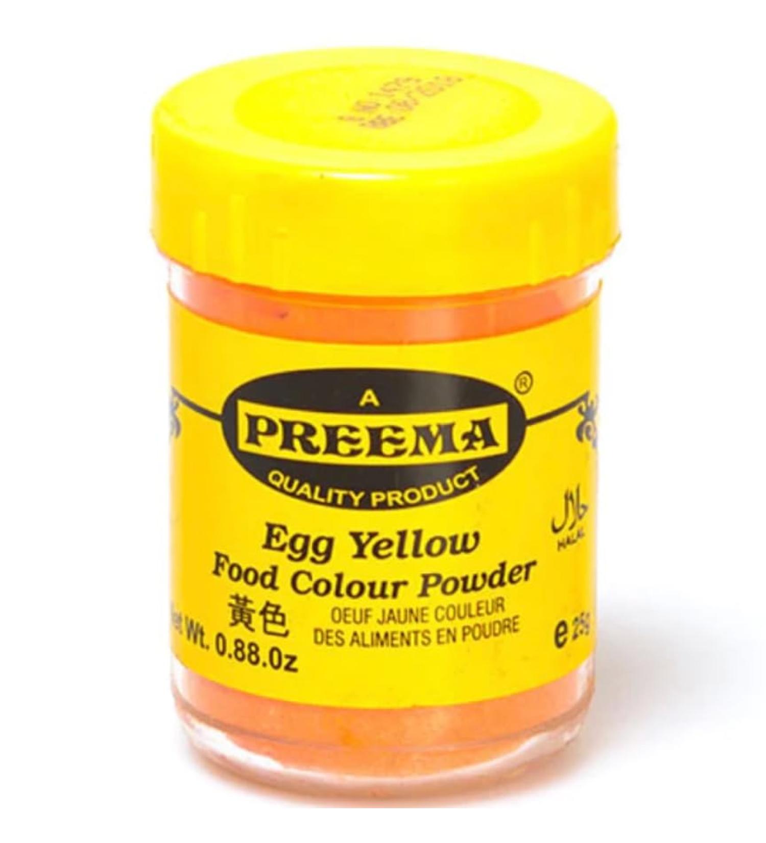 Preema | Egg Yellow Food Colour Powder 12X25g | Create Color full Cake & Icing | Premium Quality Bright Colour Powder - Buy Online on GoSupps.com