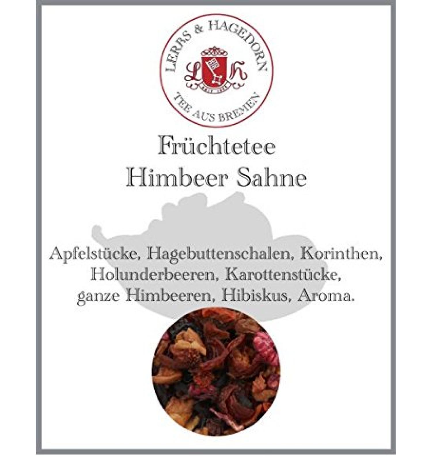  Lerbs & Hagedorn Lerbs & Hagedorn Raspberry Cream Fruit Tea | 1kg (approx 50 litres) of potatoes rosehips corinths elderberries - Buy Online on GoSupps.com