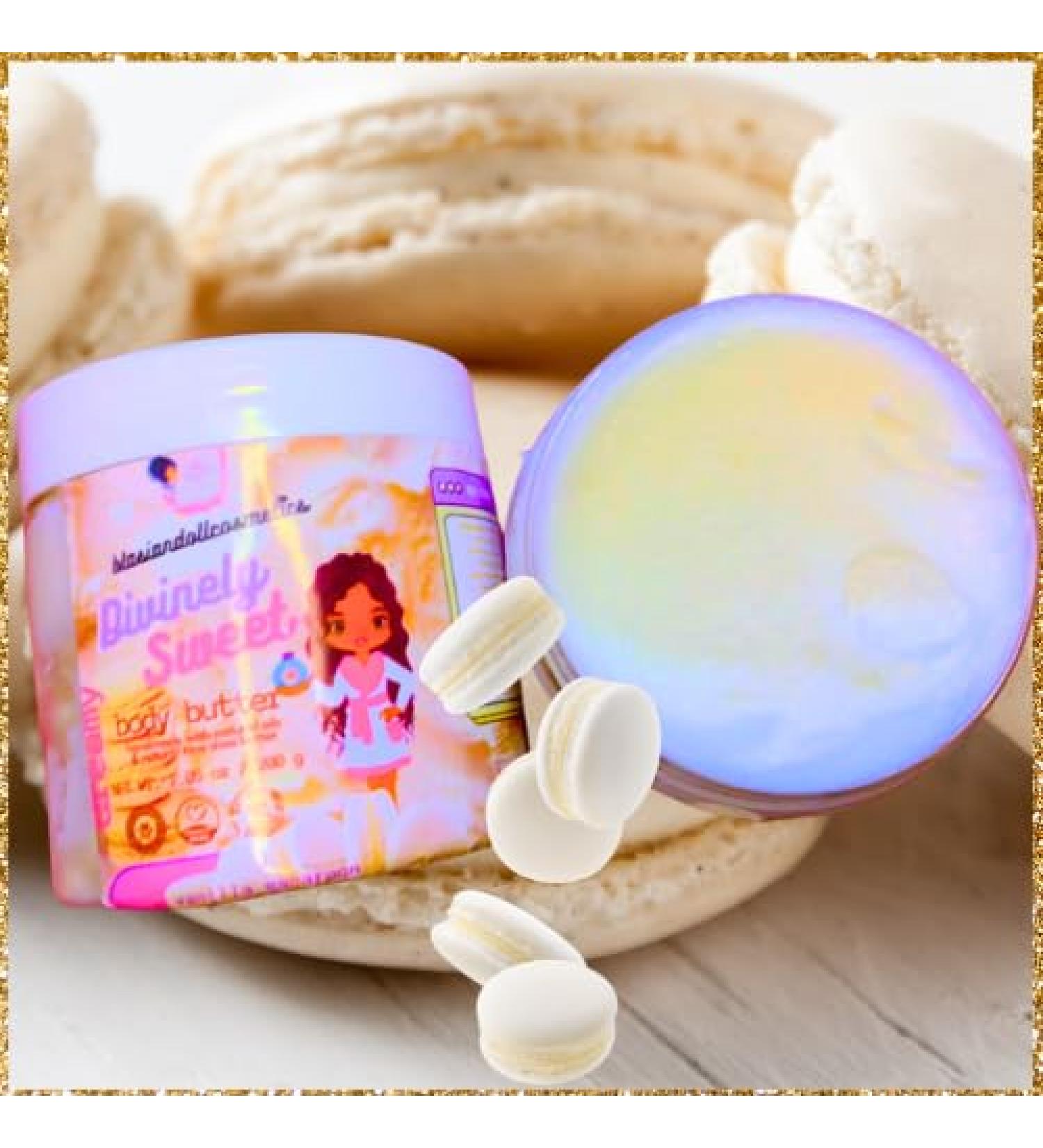 Divinely Sweet Hydrating Body Butter | Vanilla Macaroon | Softens Scars & Stretch Marks | 6.7oz International Shipping - Buy Online on GoSupps.com