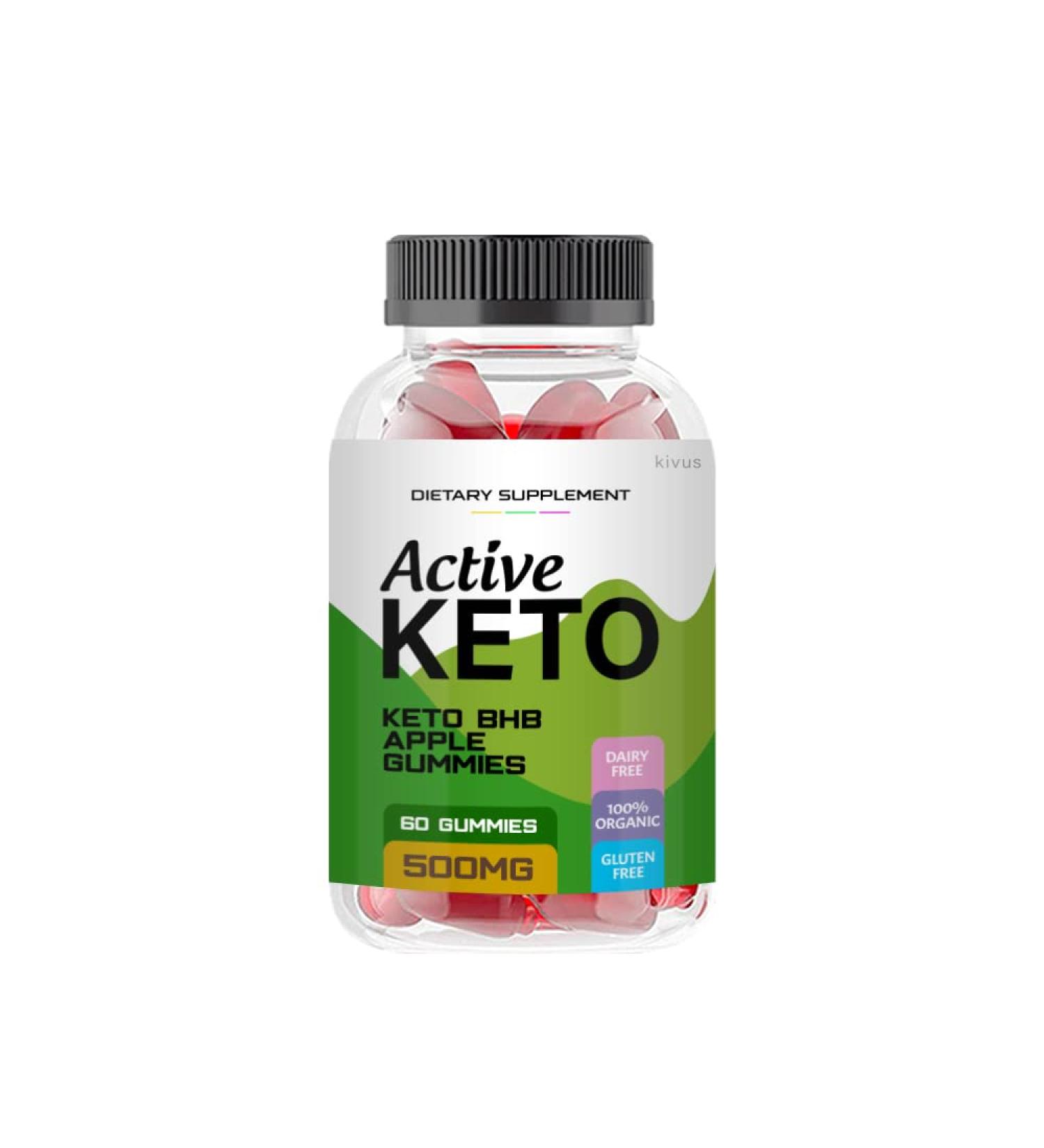 kivus Active Keto Gummies - Active Keto ACV Gummies 60.0 Servings (Pack of 1) 60 Count (Pack of 1) - Buy Online on GoSupps.com