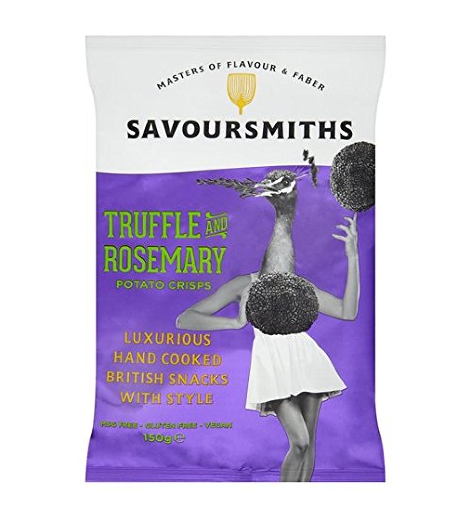 SAVOURSMITHS SAVOURSMITHS Truffle and Rosemary Luxury English Potato Chips 150g