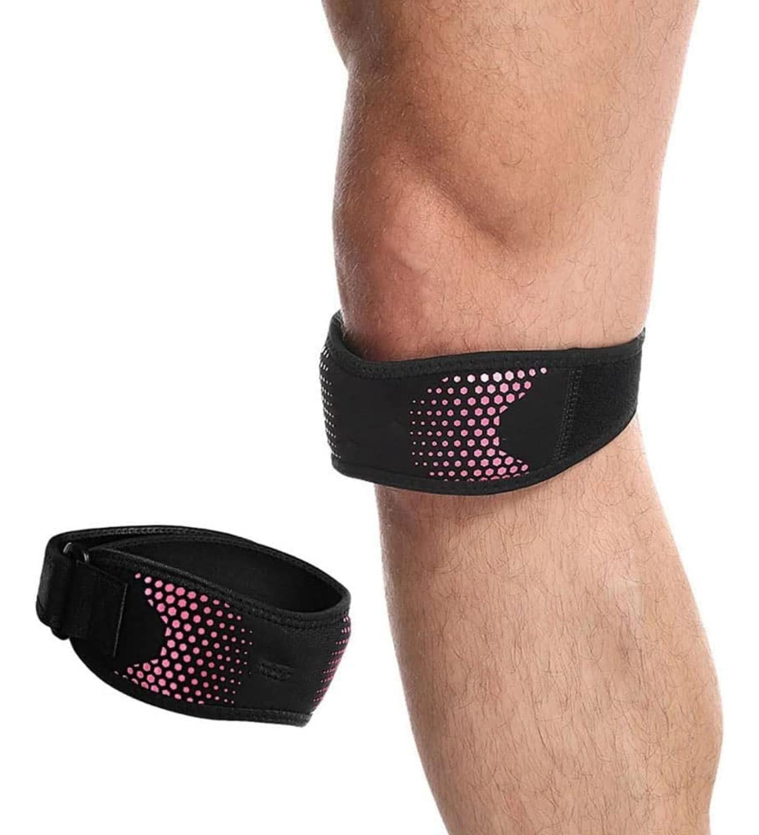 Running Knee Brace | Adjustable Patella Stabilizer for Knee Pain Relief in Hiking Soccer & Basketball - Buy Online on GoSupps.com