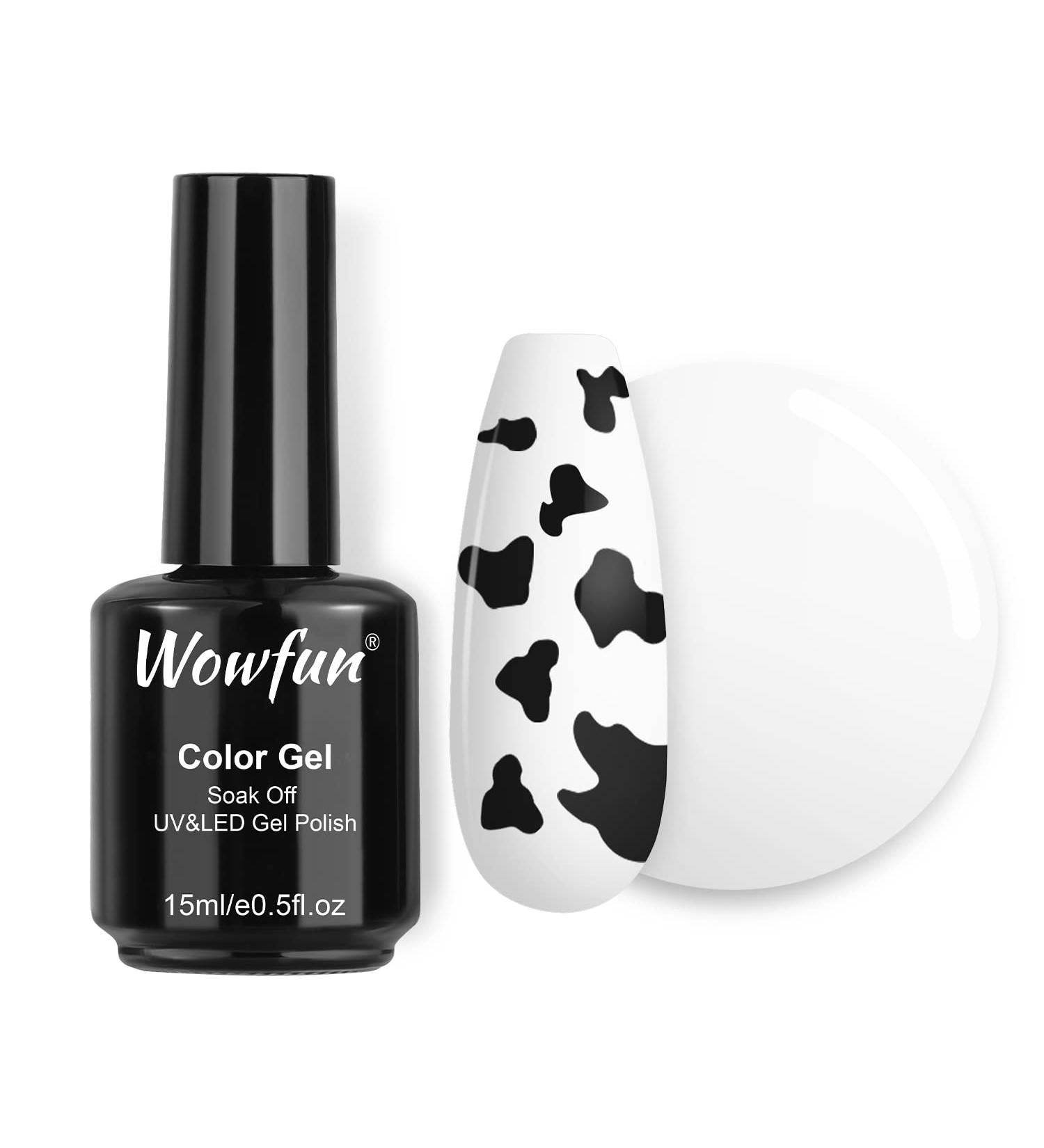 Wowfun White Gel Polish - Long-Lasting 15ML Soak-Off Nail Polish for Salon-Quality Manicures at Home - Perfect Gift for Her - Buy Online on GoSupps.com