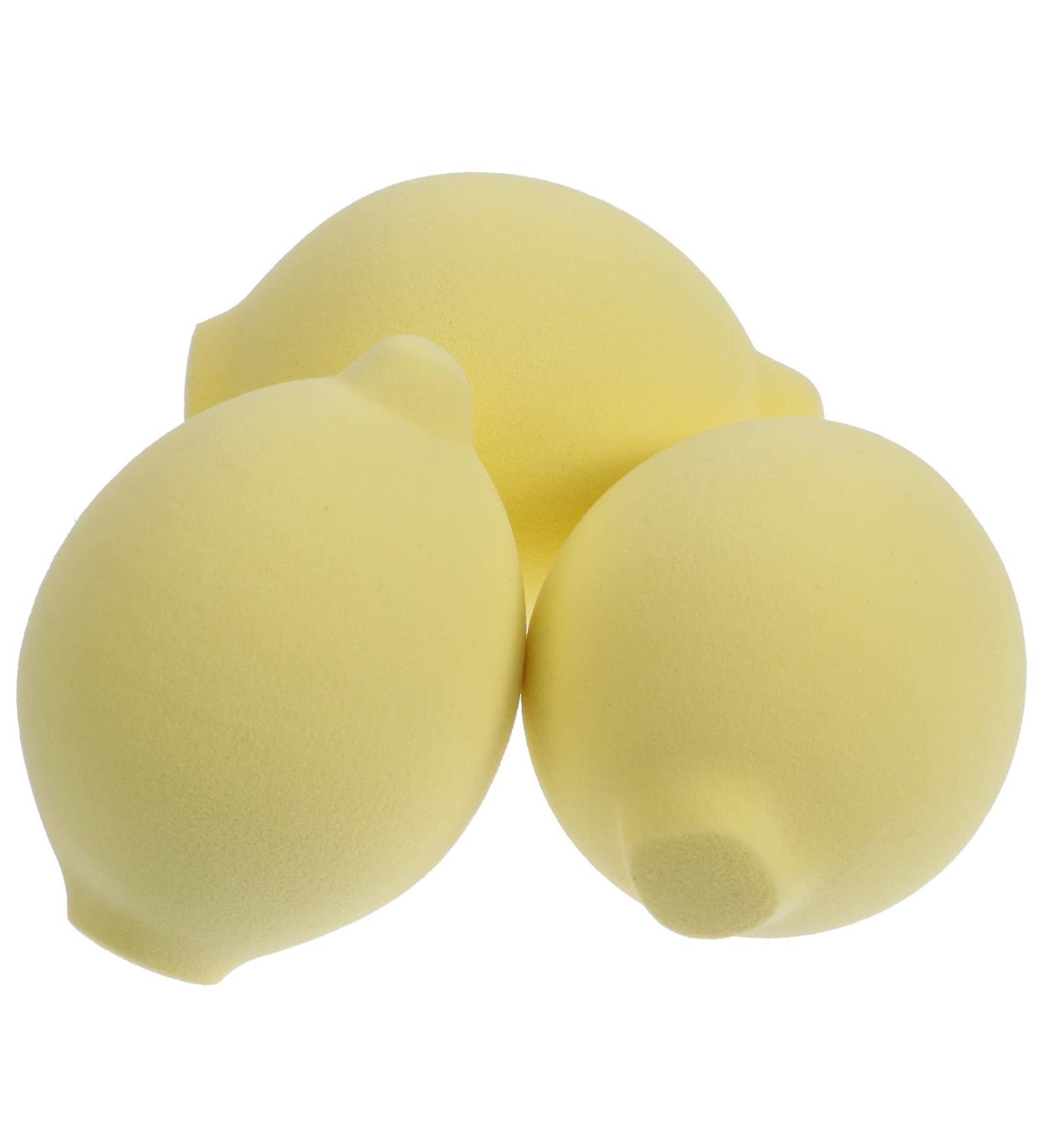 Uonlytech Fruit Shape Blending Sponge - Yellow Makeup Egg Tool for Women & Girls | Optimal Beauty Application - Buy Online on GoSupps.com