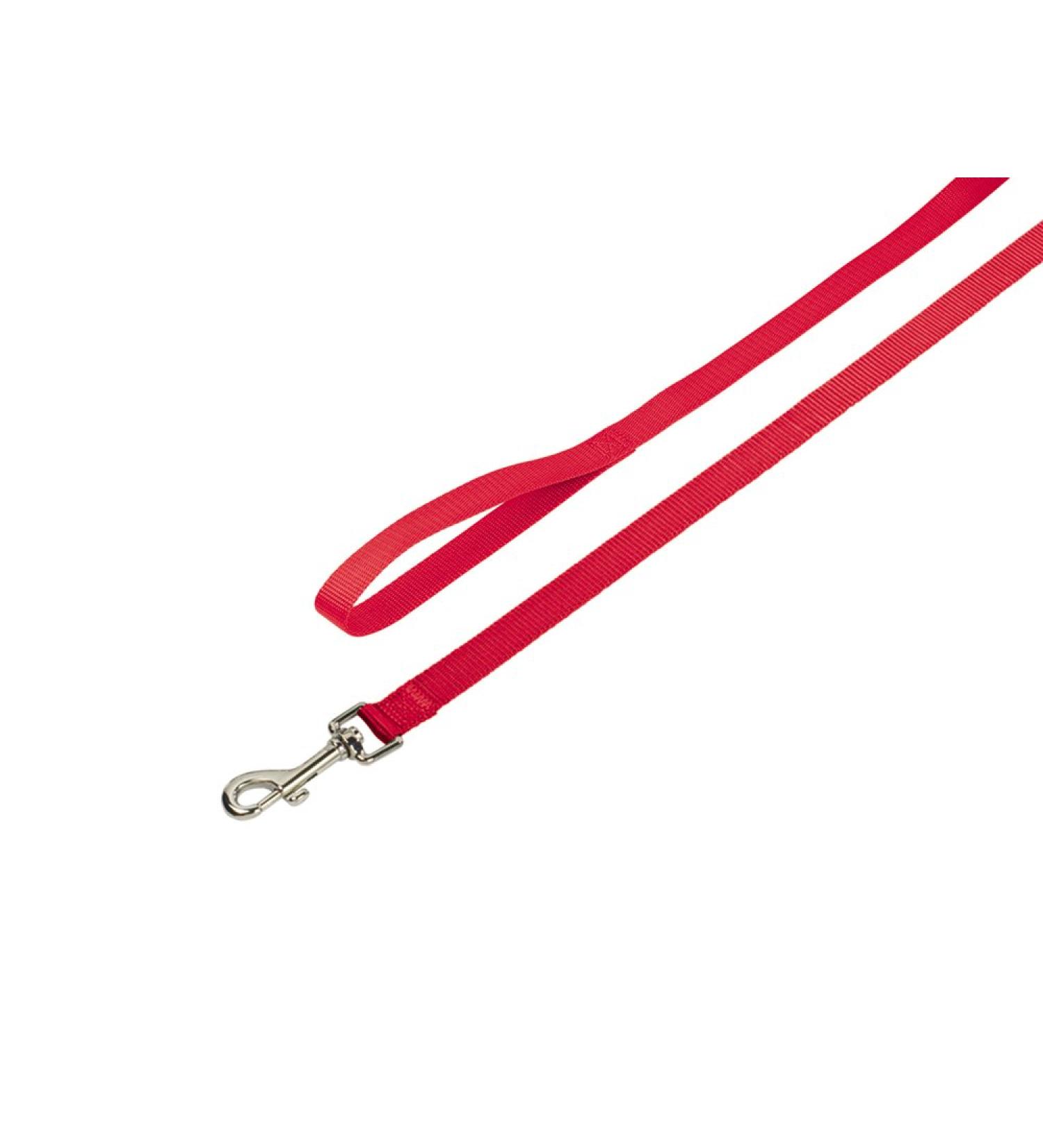 Nobby Classic Red Dog Leash - 120 cm Length 15 mm Width | Premium Quality Durable International Shipping - Buy Online on GoSupps.com
