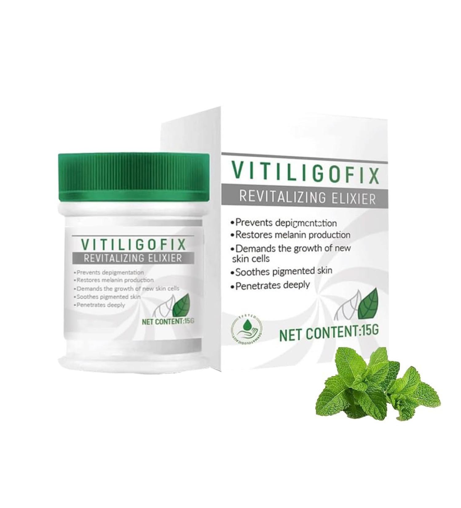 Revitalize Eelixirs Vitiligo Cream Treatment Ointment | Repigmentation & Soothing Moisturizer for Skin | Vitiligo Fix - 1pcs - Buy Online on GoSupps.com