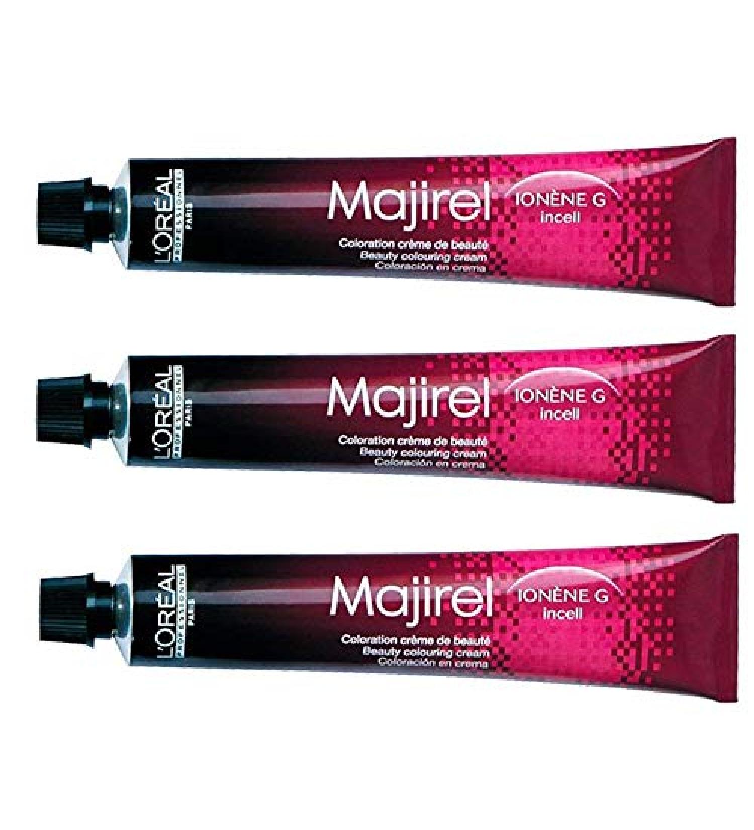 3x Loreal Majirel 4.0 Medium Brown Intensive Cream Hair Color - 50ml