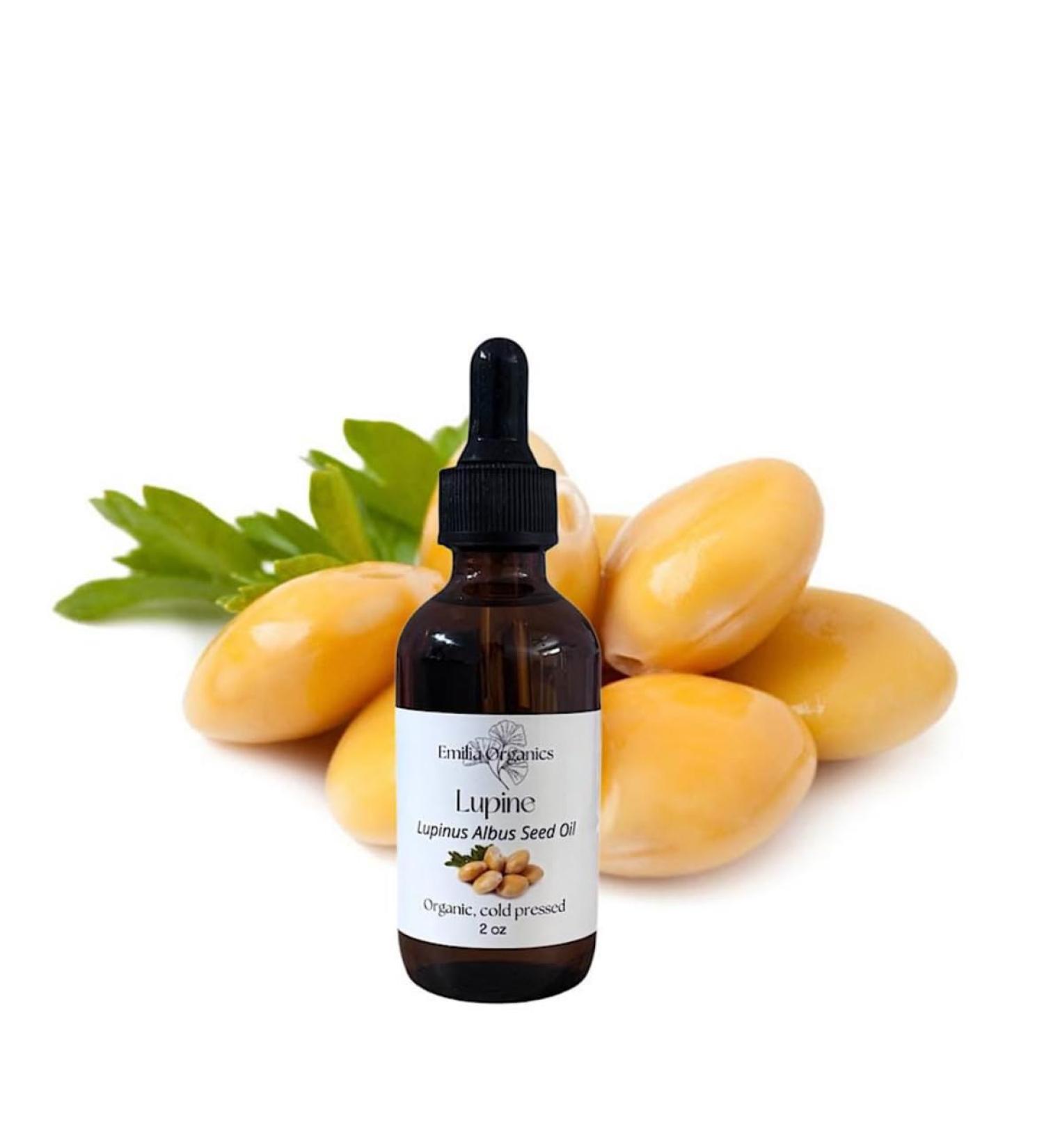 Lupine Seed Oil Organic Cold Pressed Unrefined Natural 2 Fl Oz - Buy Online on GoSupps.com