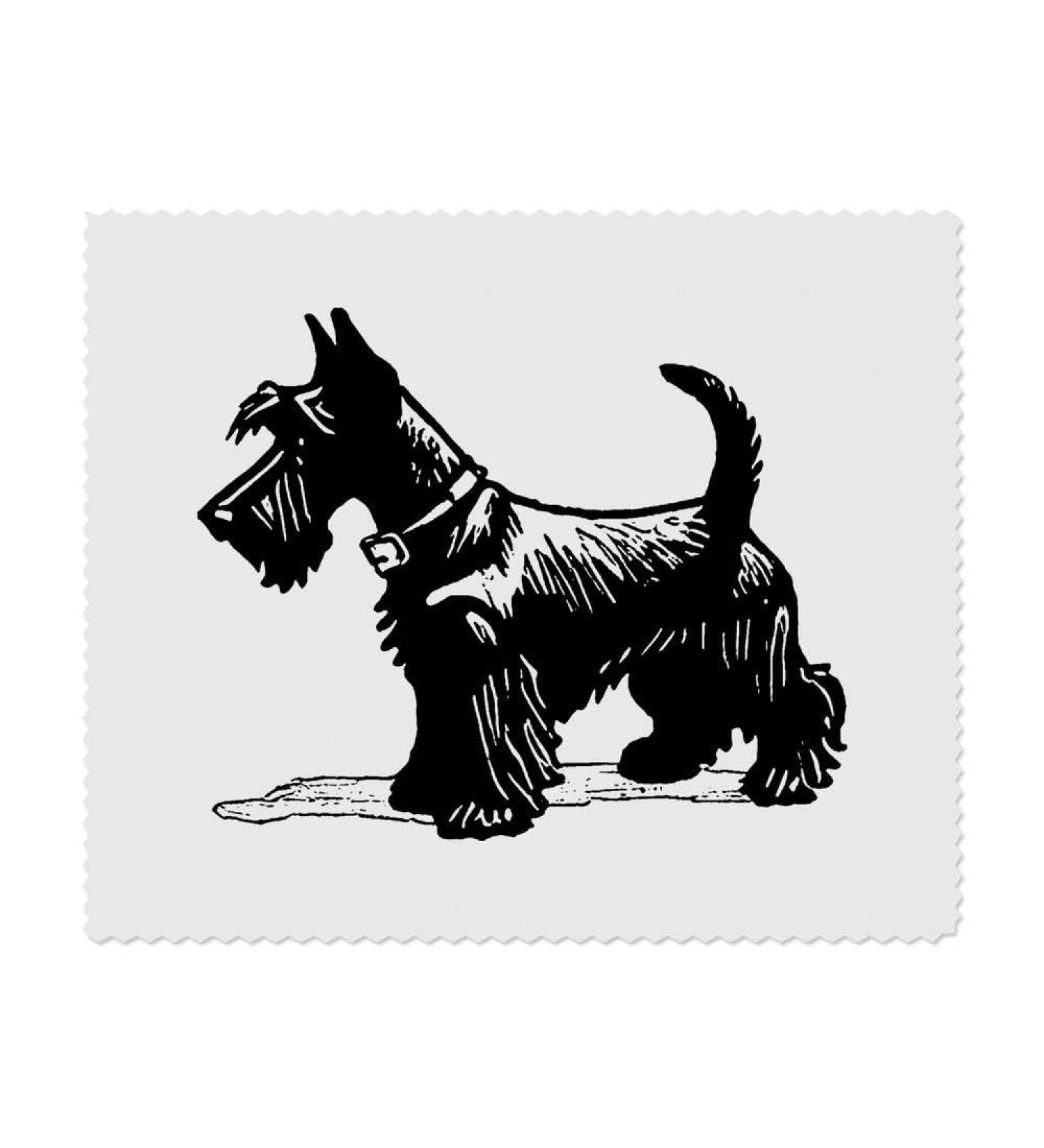Buy 2 x Scottish Terrier Microfiber Cleaning Cloths - Perfect for Pet Lovers | International Shipping Available - Buy Online on GoSupps.com