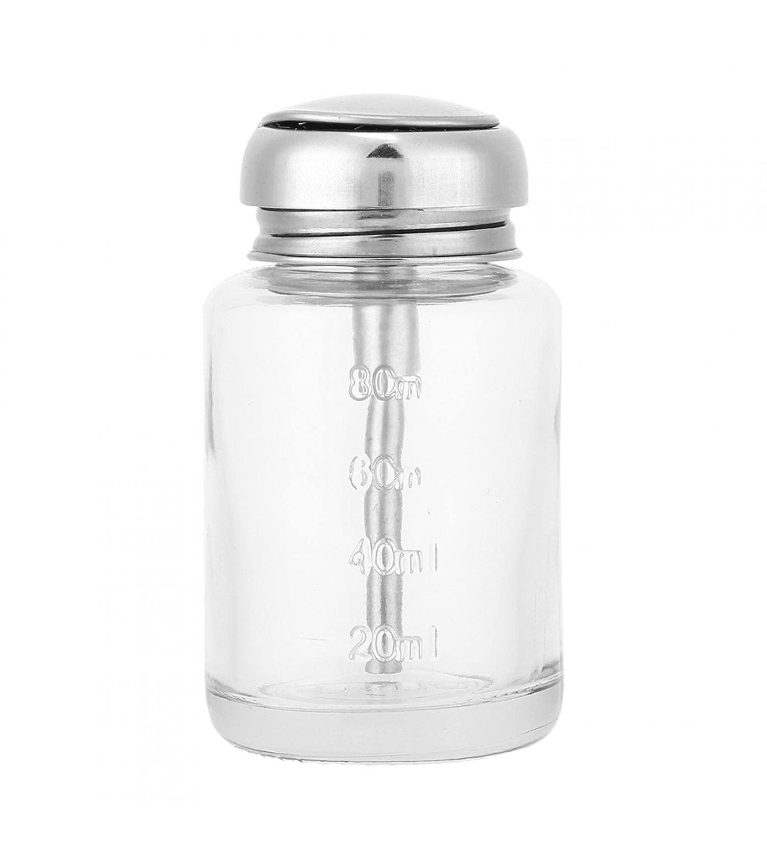 Nail Polish Remover Pump Nail Art Liquid Container Professional Glass Nail Art Remover Dispenser Gel Polish Remover Empty Container Manicure Accessory for Nail Art Tools Polish Remover(F1) - Buy Online on GoSupps.com