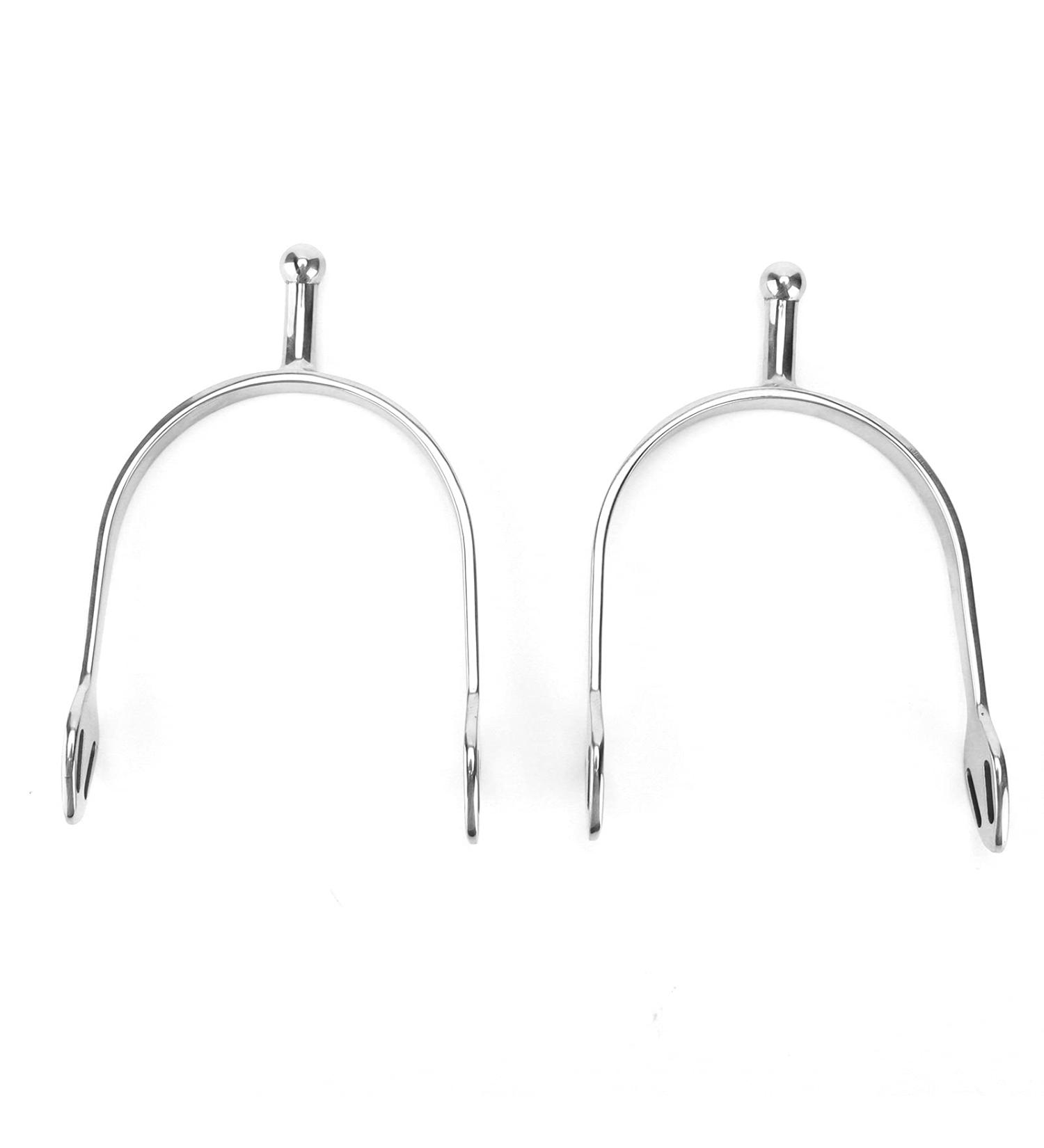 2PCS Horse Spurs West Cowboy Horse Boot Spurs Round Head English Spur Harmless to The Horse for Horsemanship Lovers - Buy Online on GoSupps.com