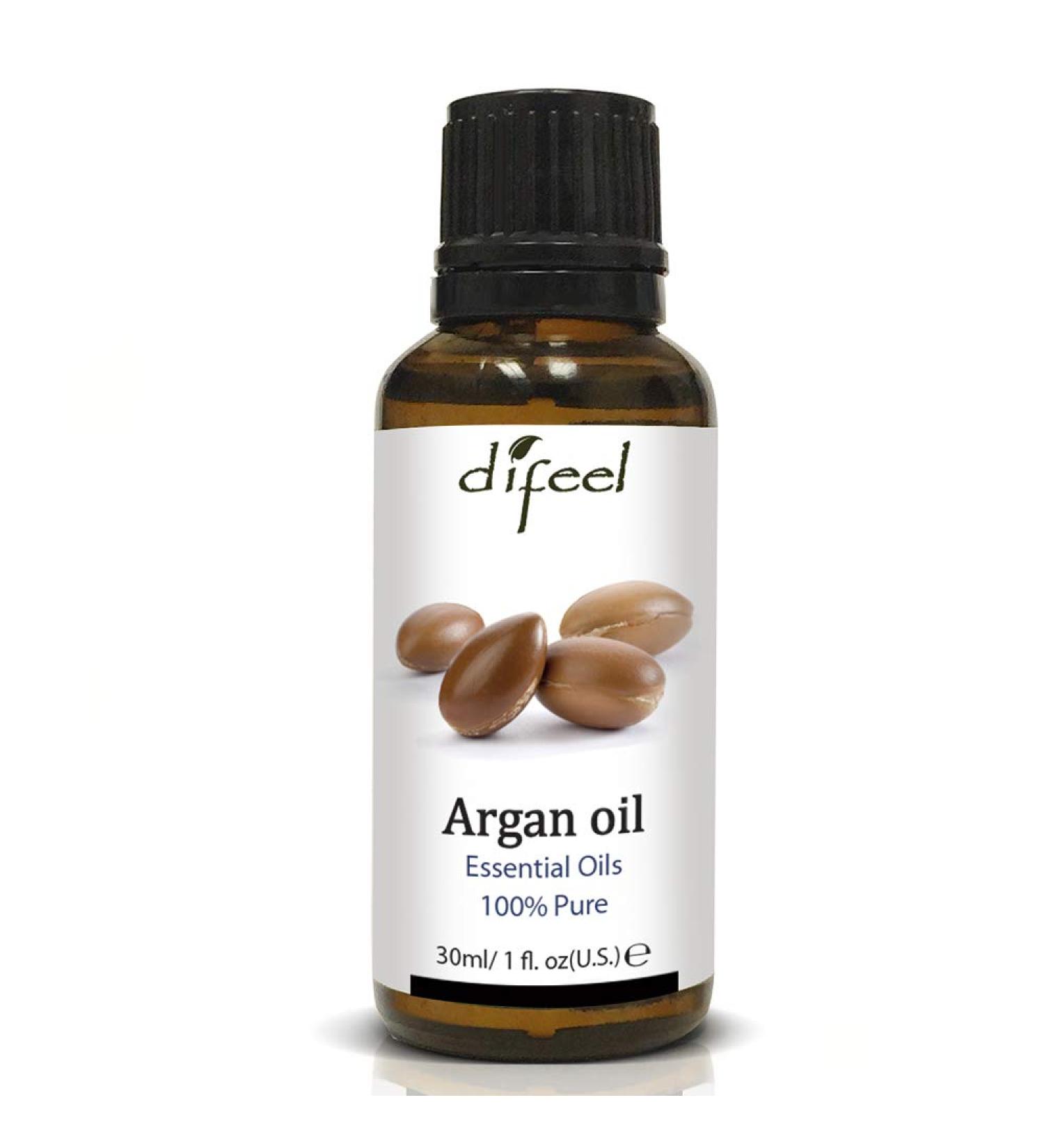 Difeel Essential Oils Argan Oil 1 oz (6-Pack) - Premium Quality for Hair & Skin | Buy Internationally - Buy Online on GoSupps.com