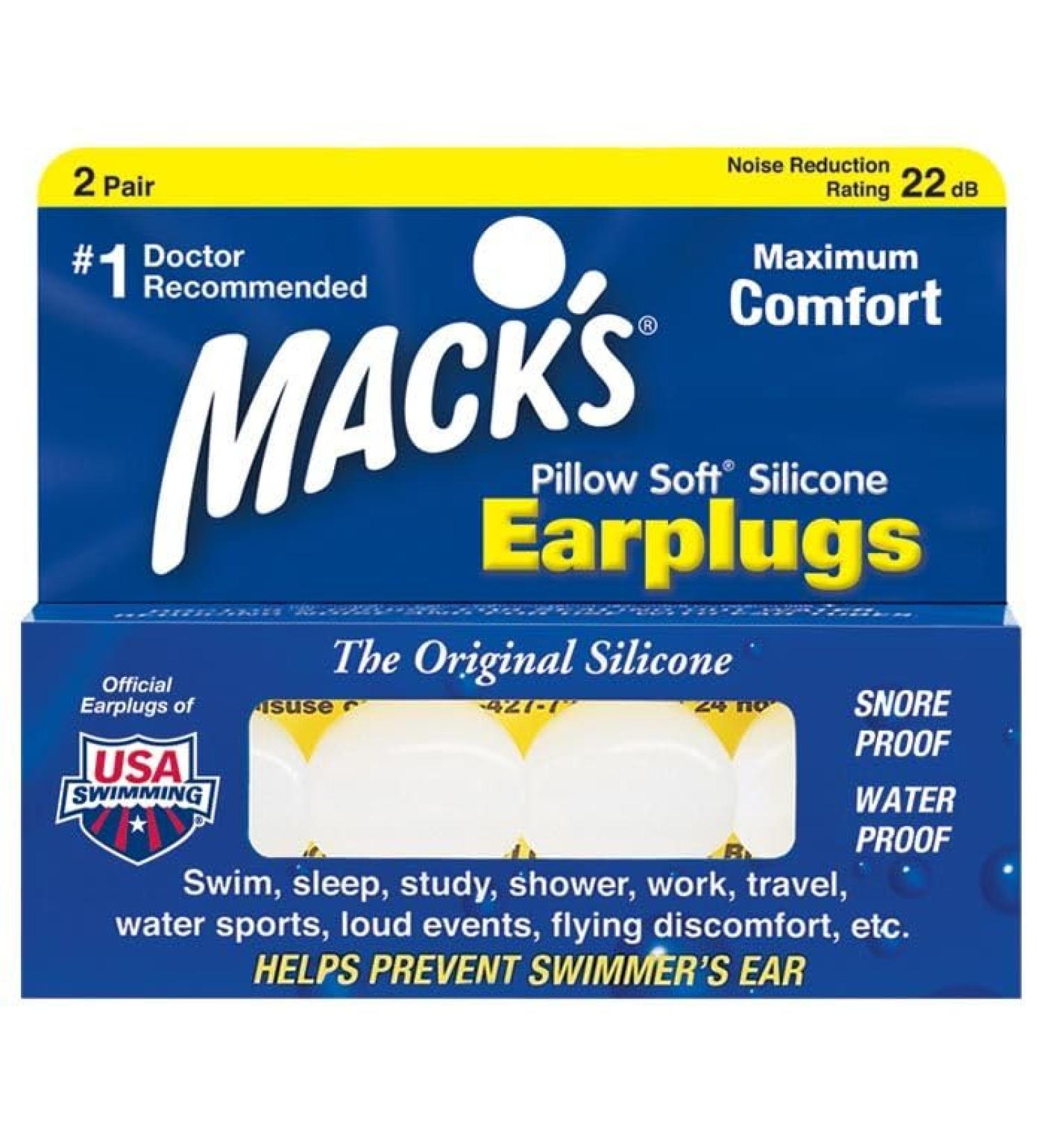 Mack's Mack's Earplugs Pillow Soft 2 Each (Value Pack of 12)