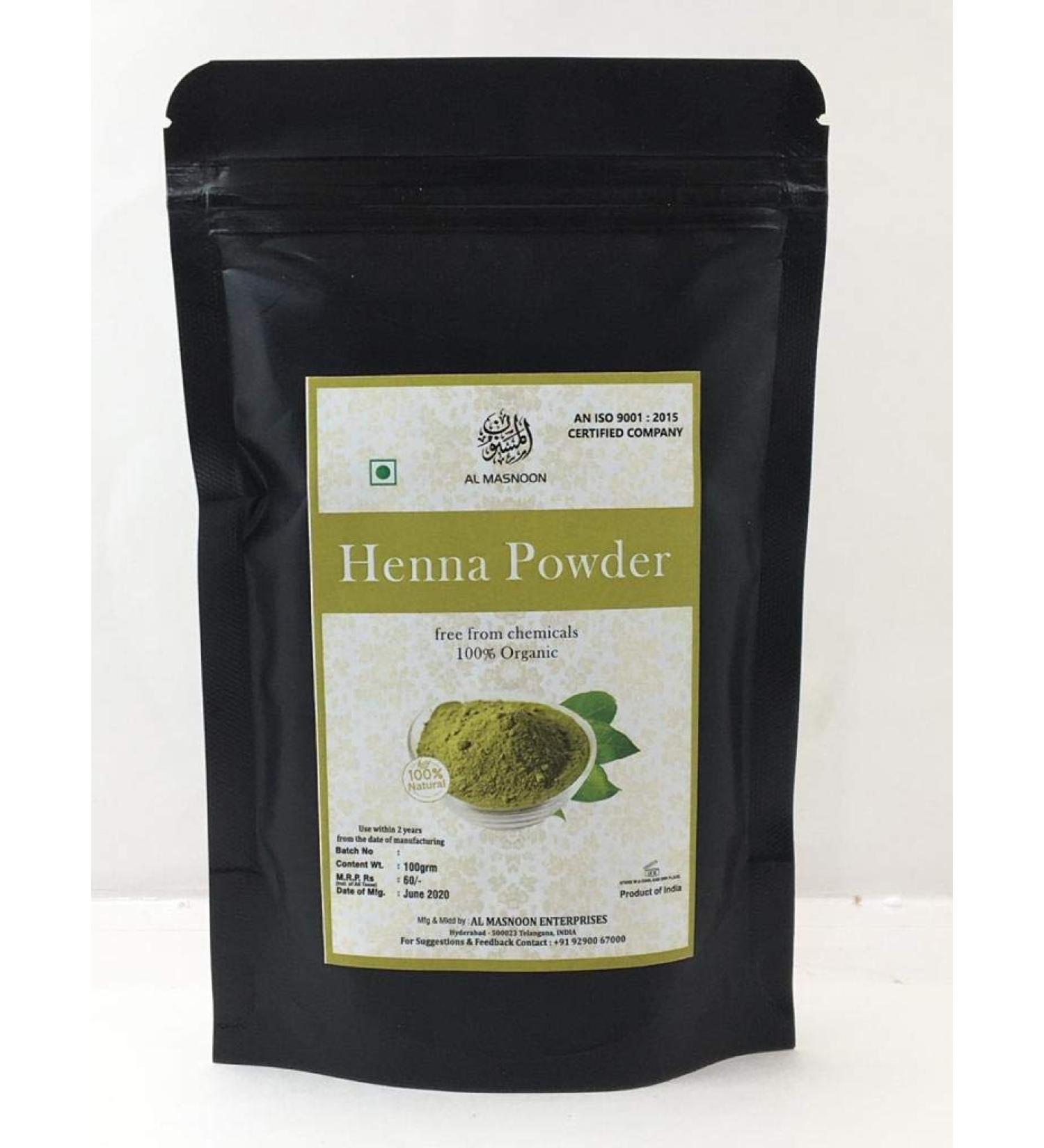 Panihari AL MASNOON Enterprises Henna Powder for Hair100 grms